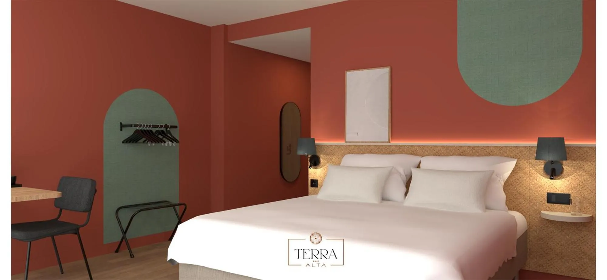 Bed in Best Western Terra Alta Perpignan Airport