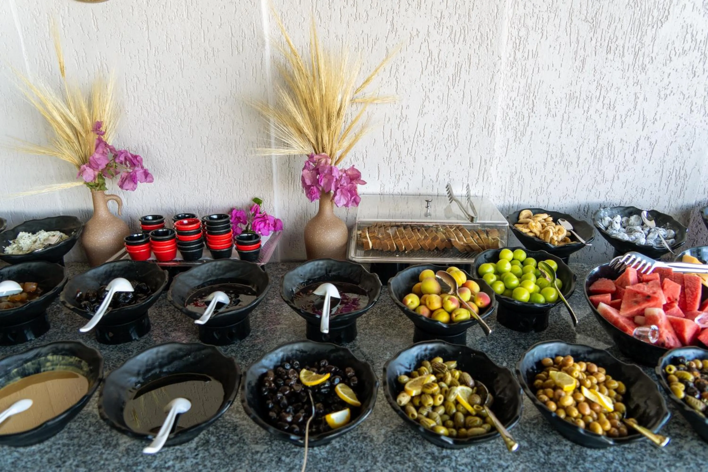 Buffet breakfast in Brow City Kaş