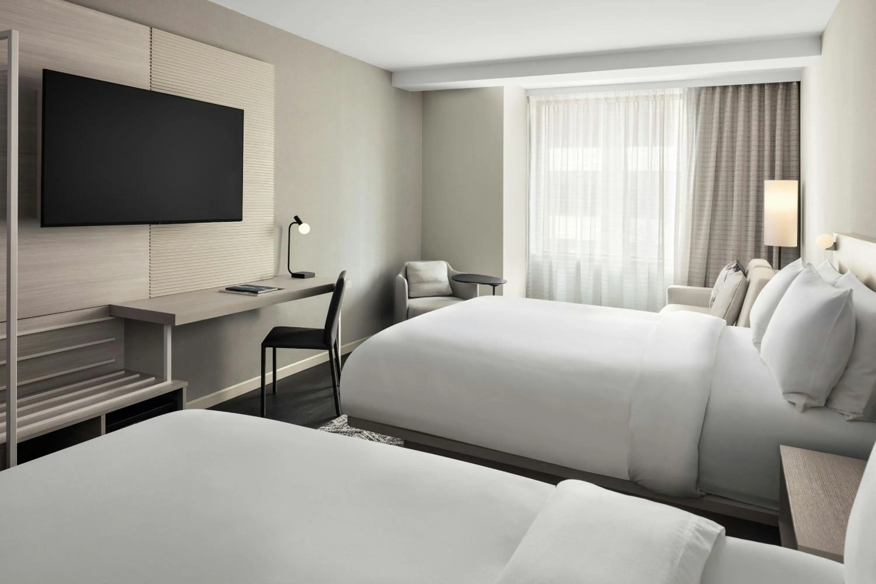 Standard Queen Room with Two Queen Beds in AC Hotel by Marriott Ann Arbor Downtown