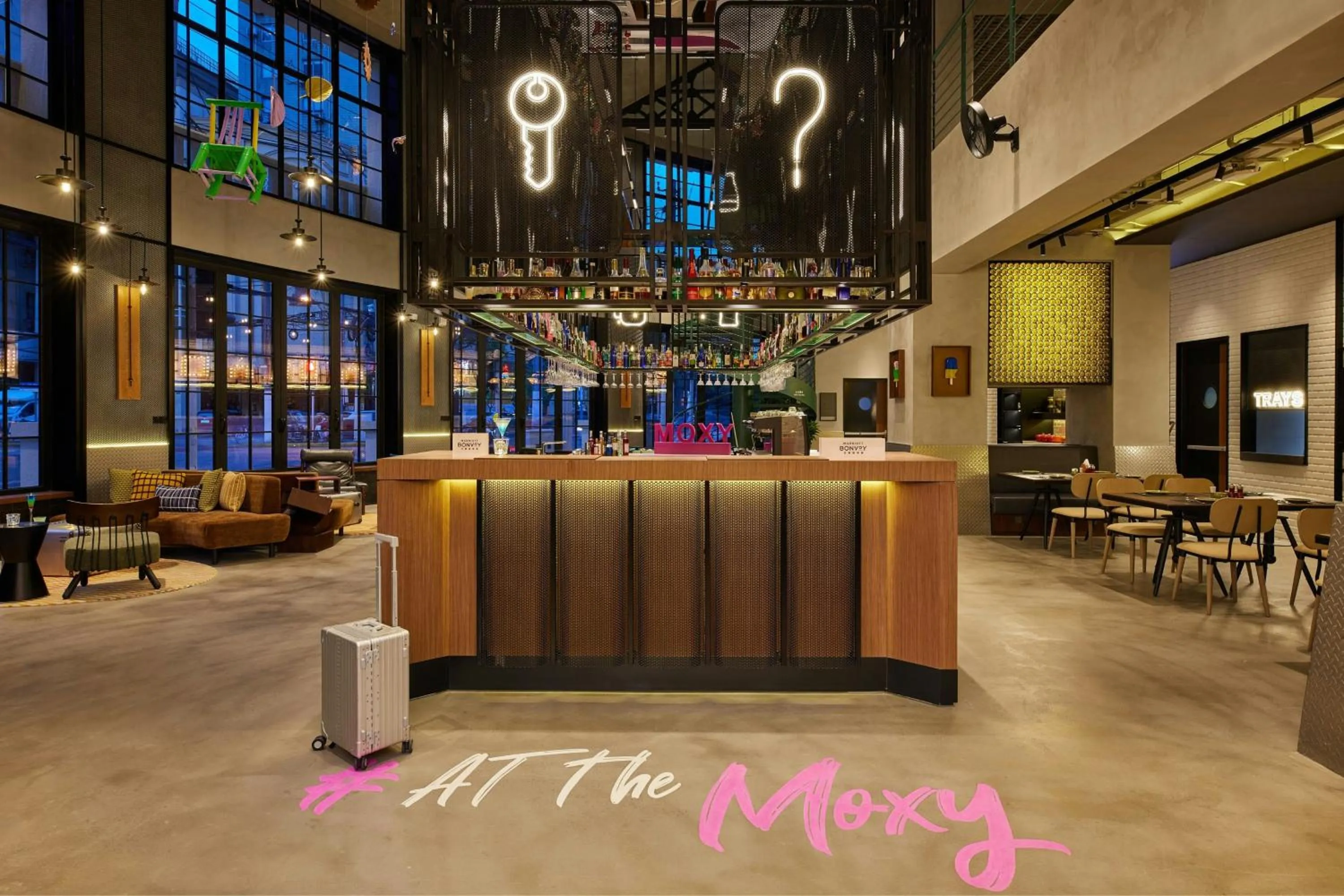 Lobby or reception in Moxy Shanghai Putuo