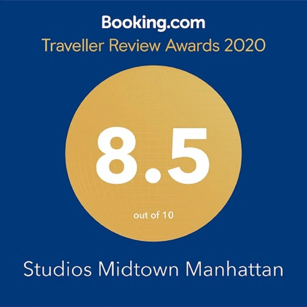 Certificate/Award in Studios Midtown Manhattan