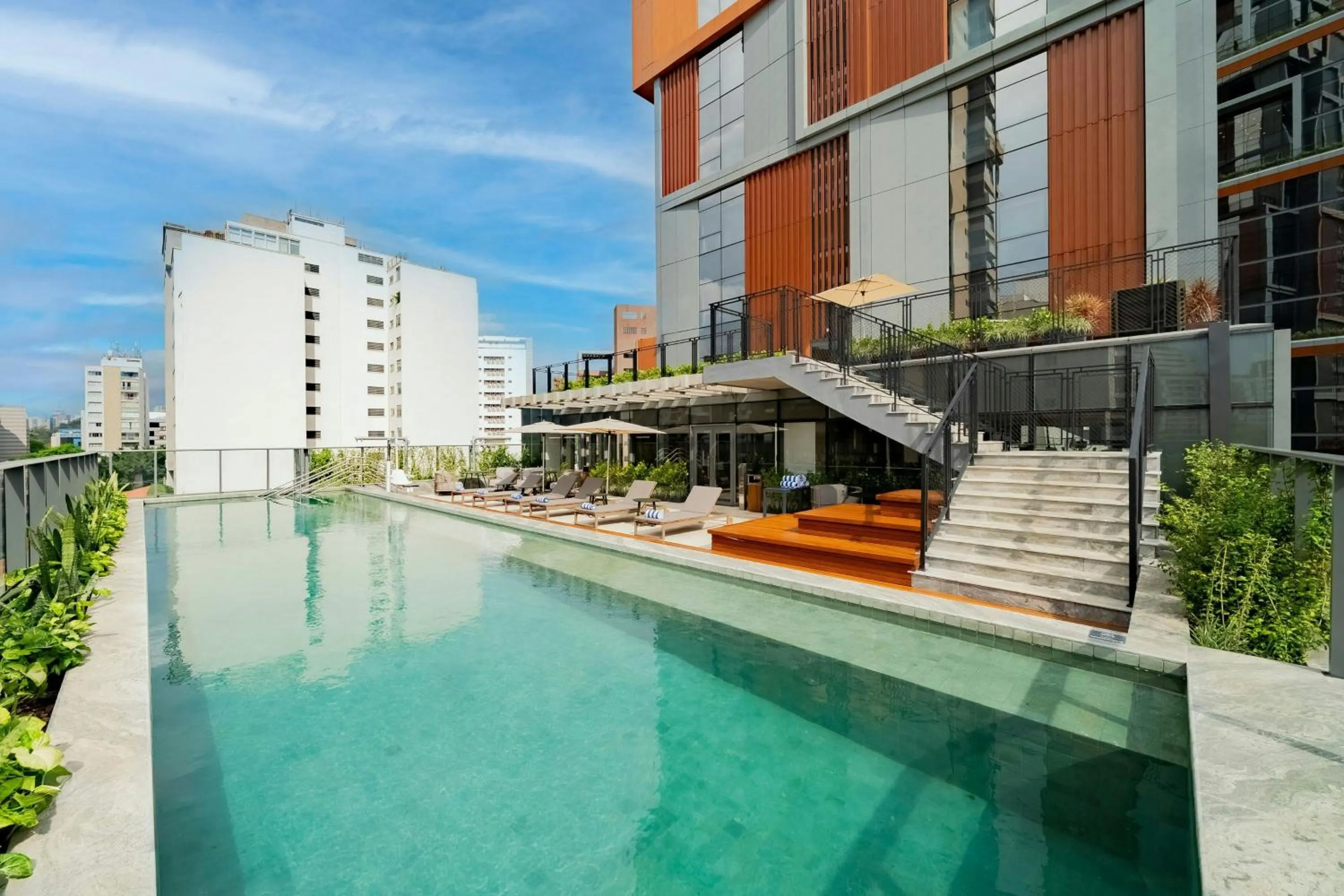 Swimming pool in The Westin Sao Paulo