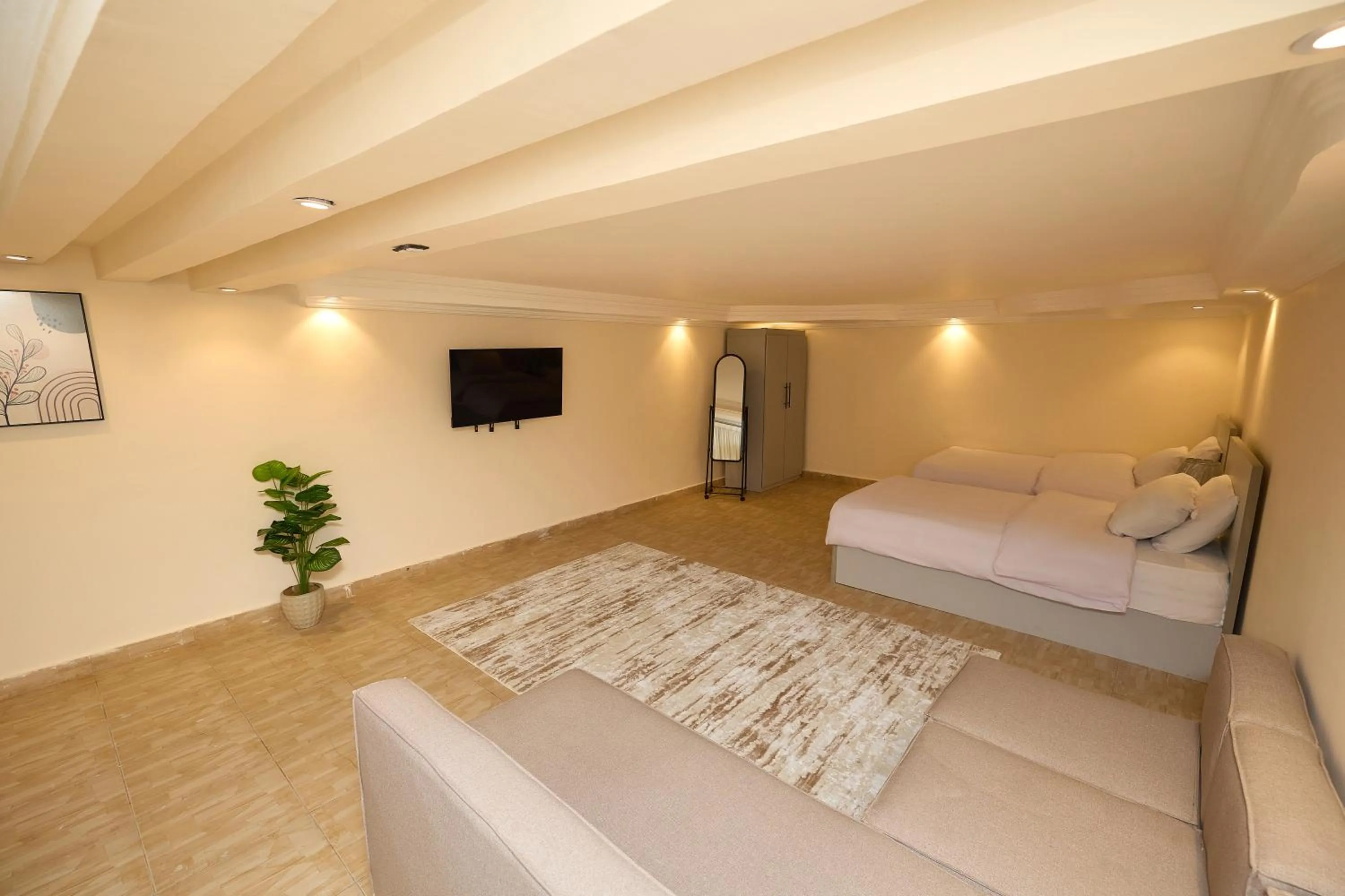 Bed in Settle Inn Al Rehab City A