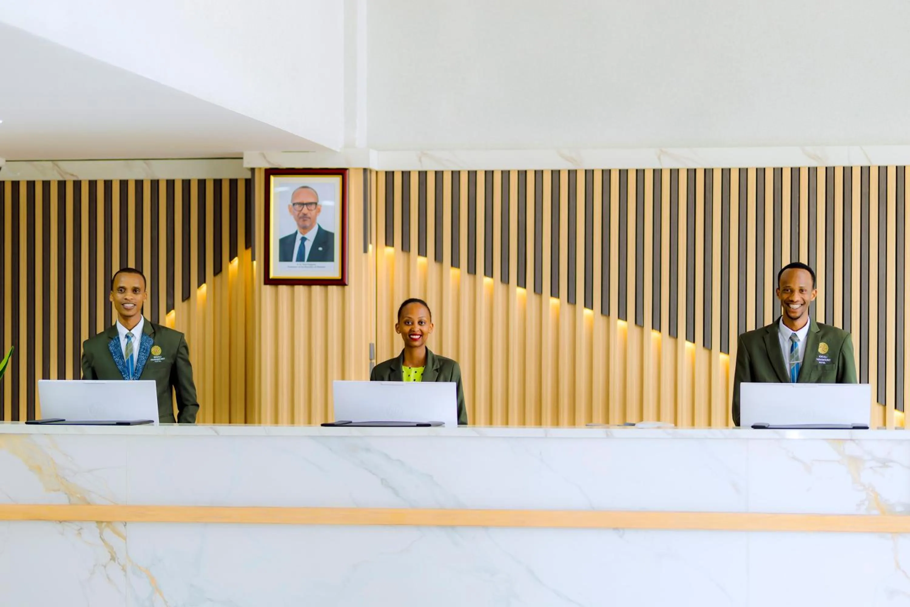 Staff in Kigali Paramount Hotel