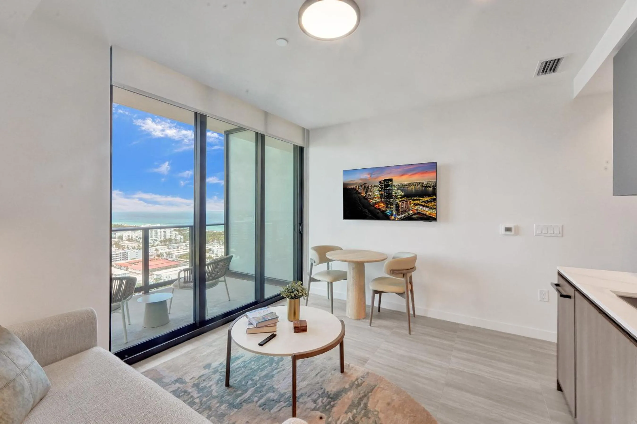 Seating area in 72 Park by Nomada Residences