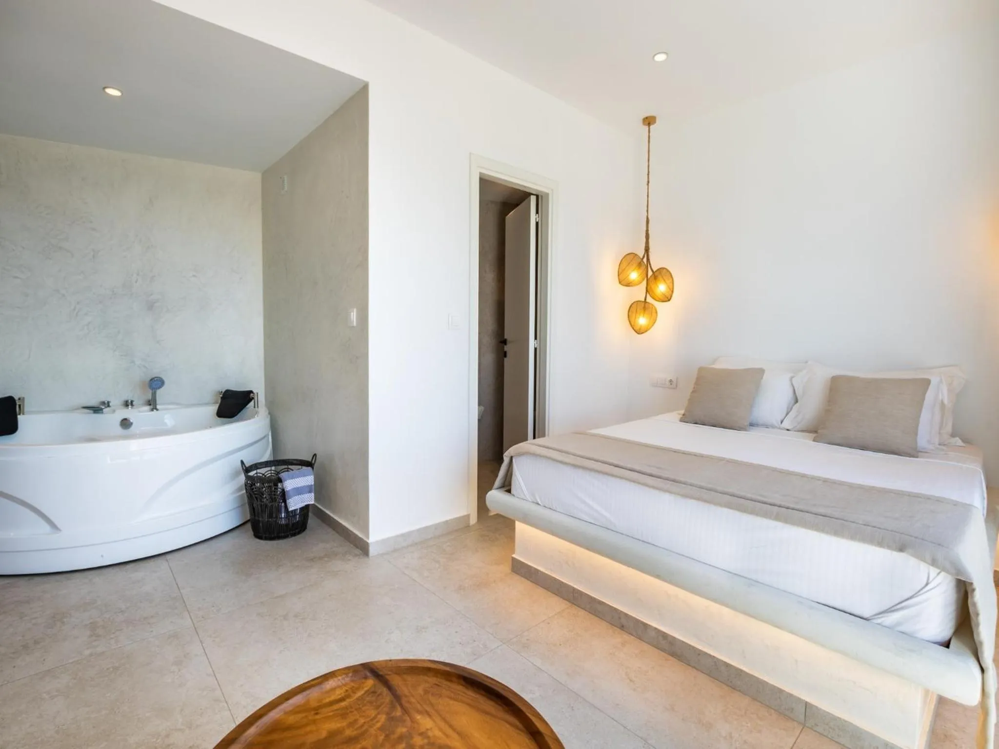 Bed in Arkasa Palace