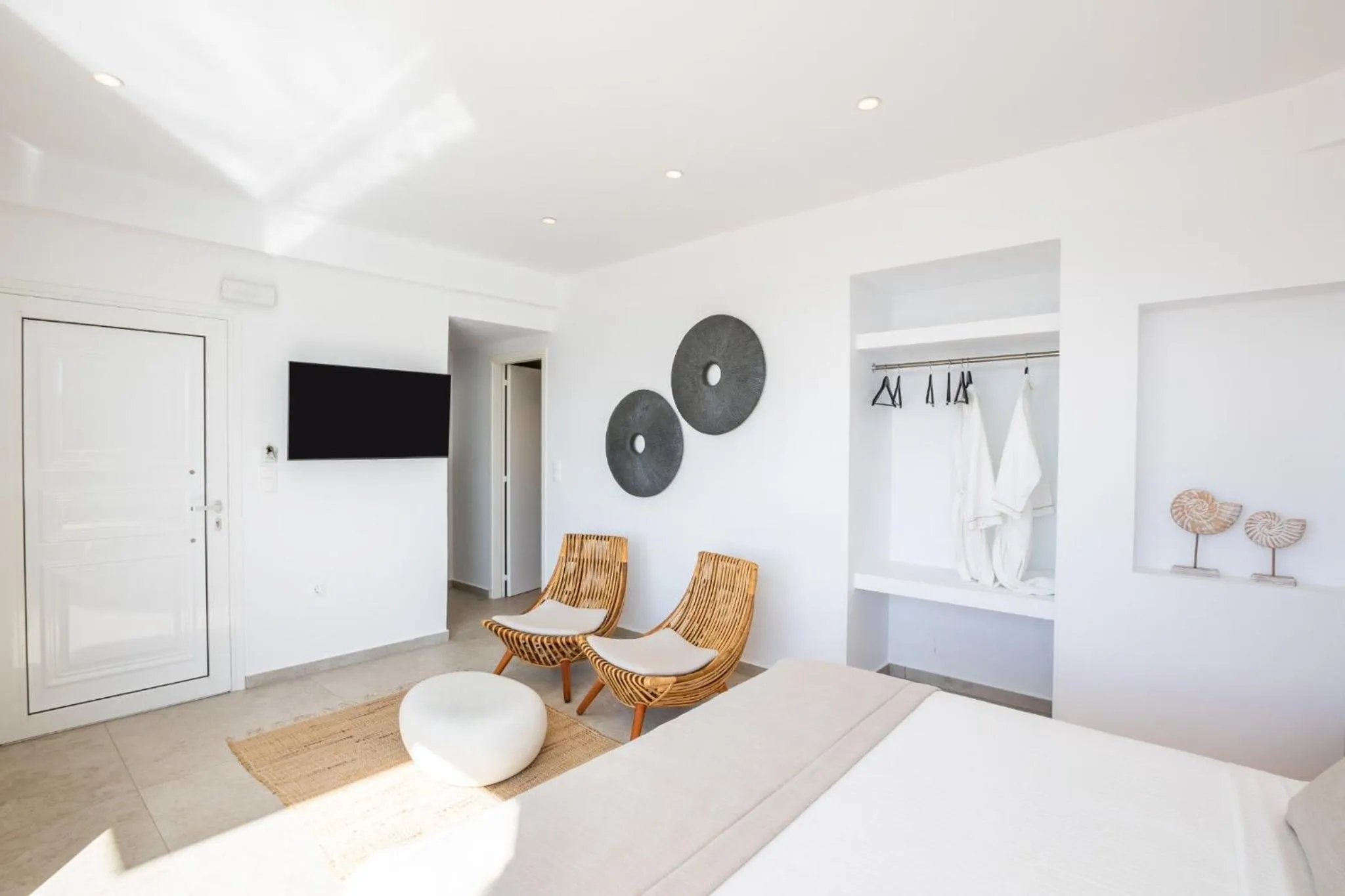 Bed in Arkasa Palace