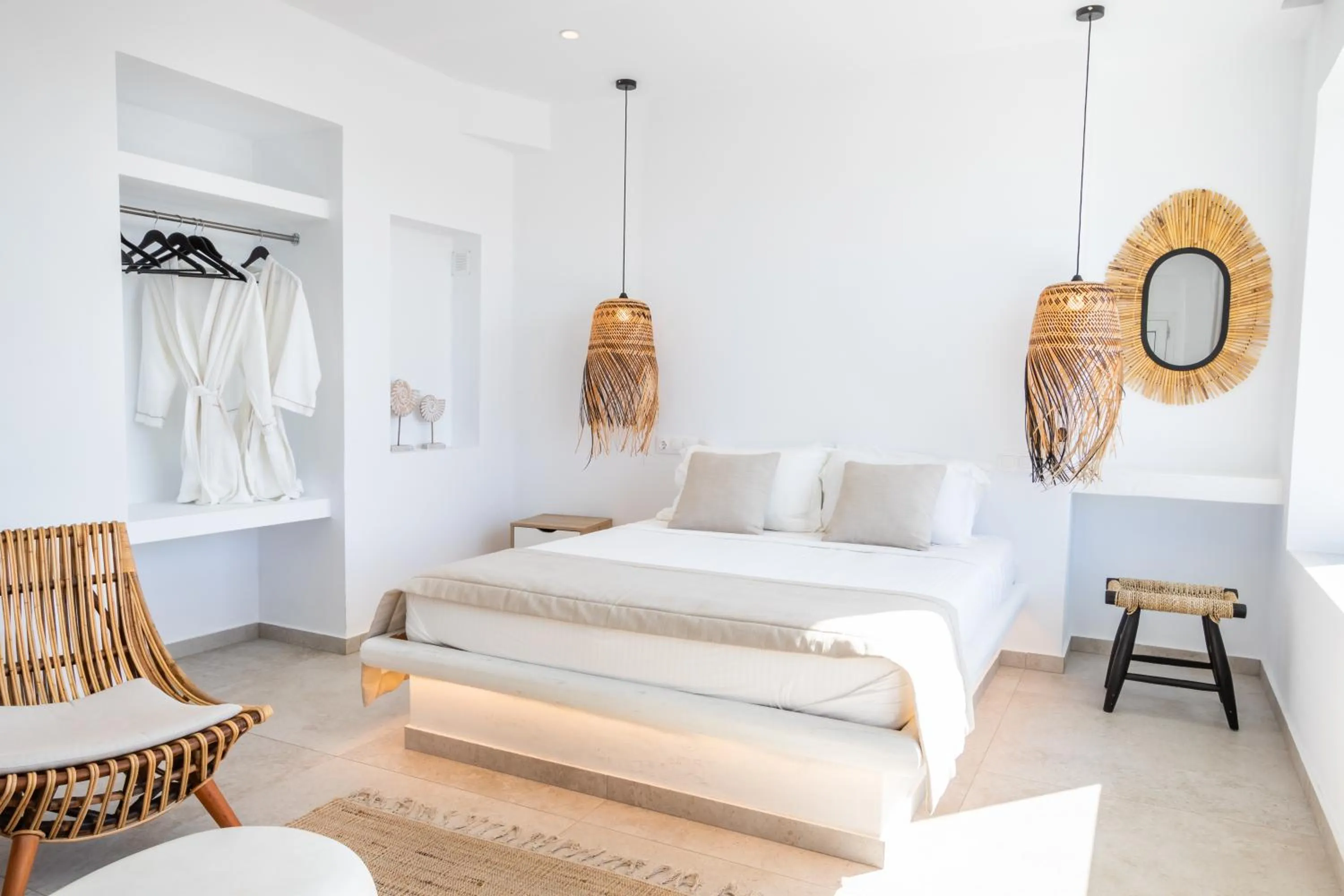 Bed in Arkasa Palace