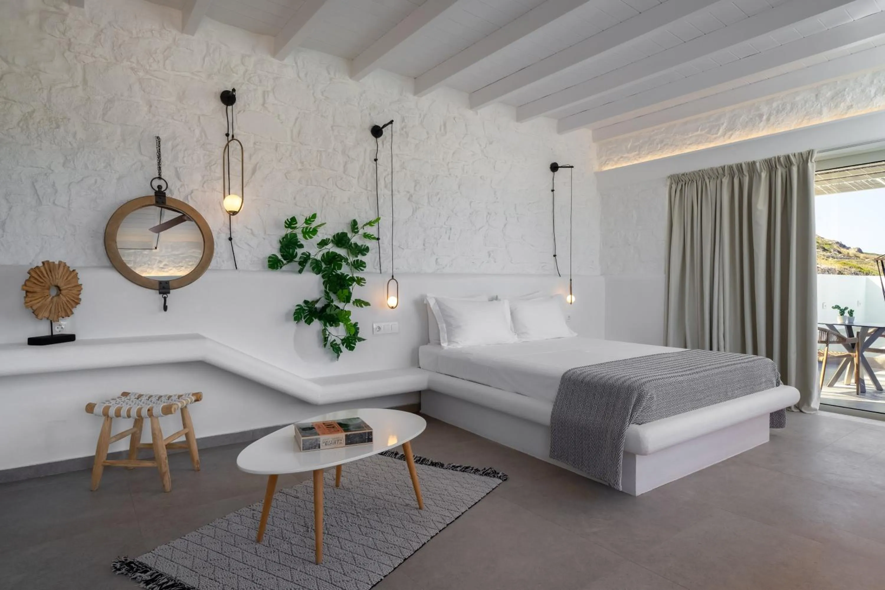 Kitchen or kitchenette, Bed in Arkasa Palace