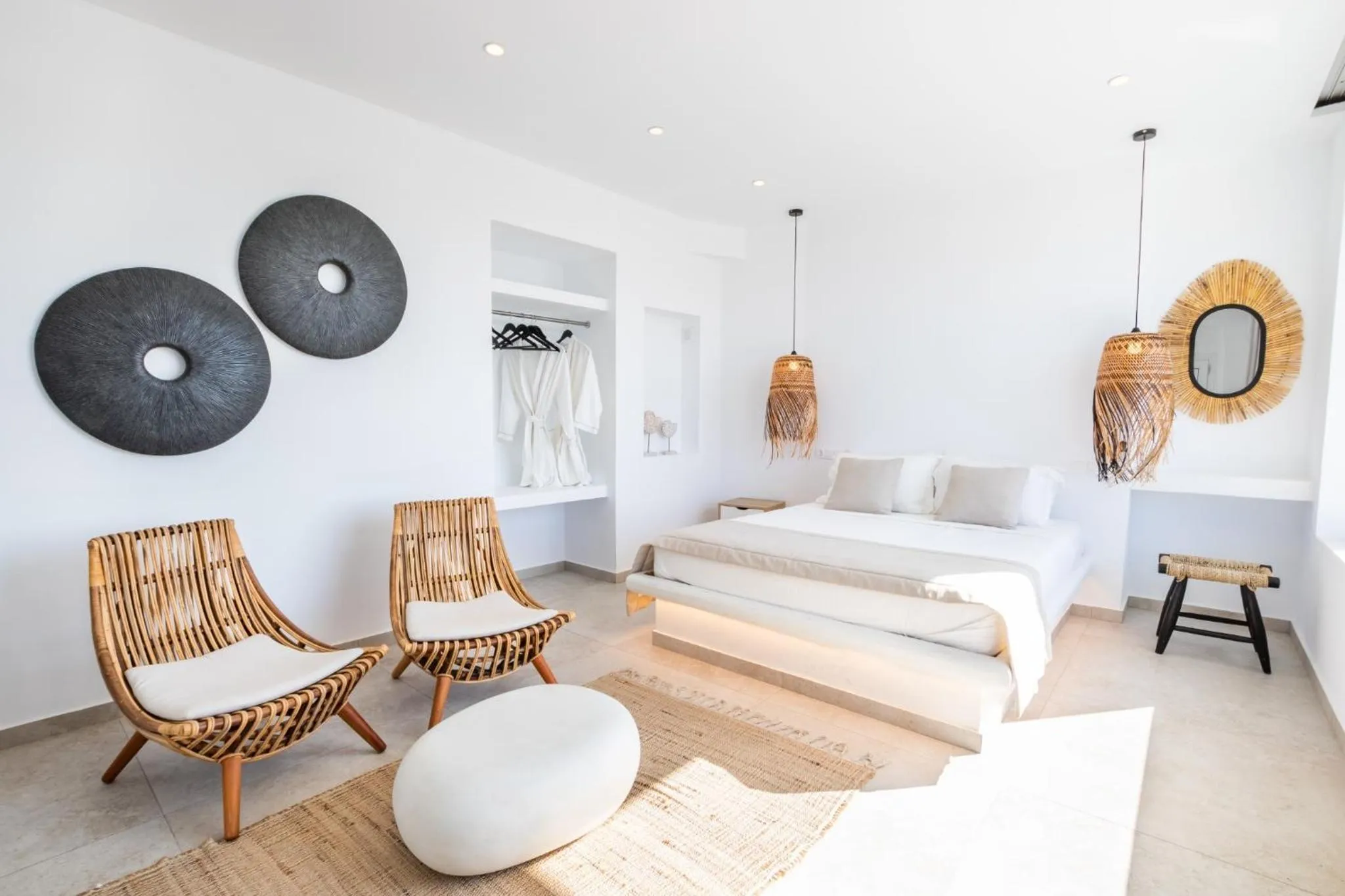 Bed in Arkasa Palace