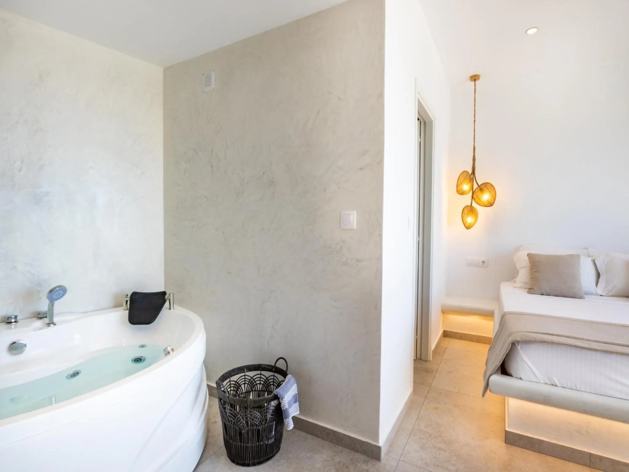 Bed in Arkasa Palace