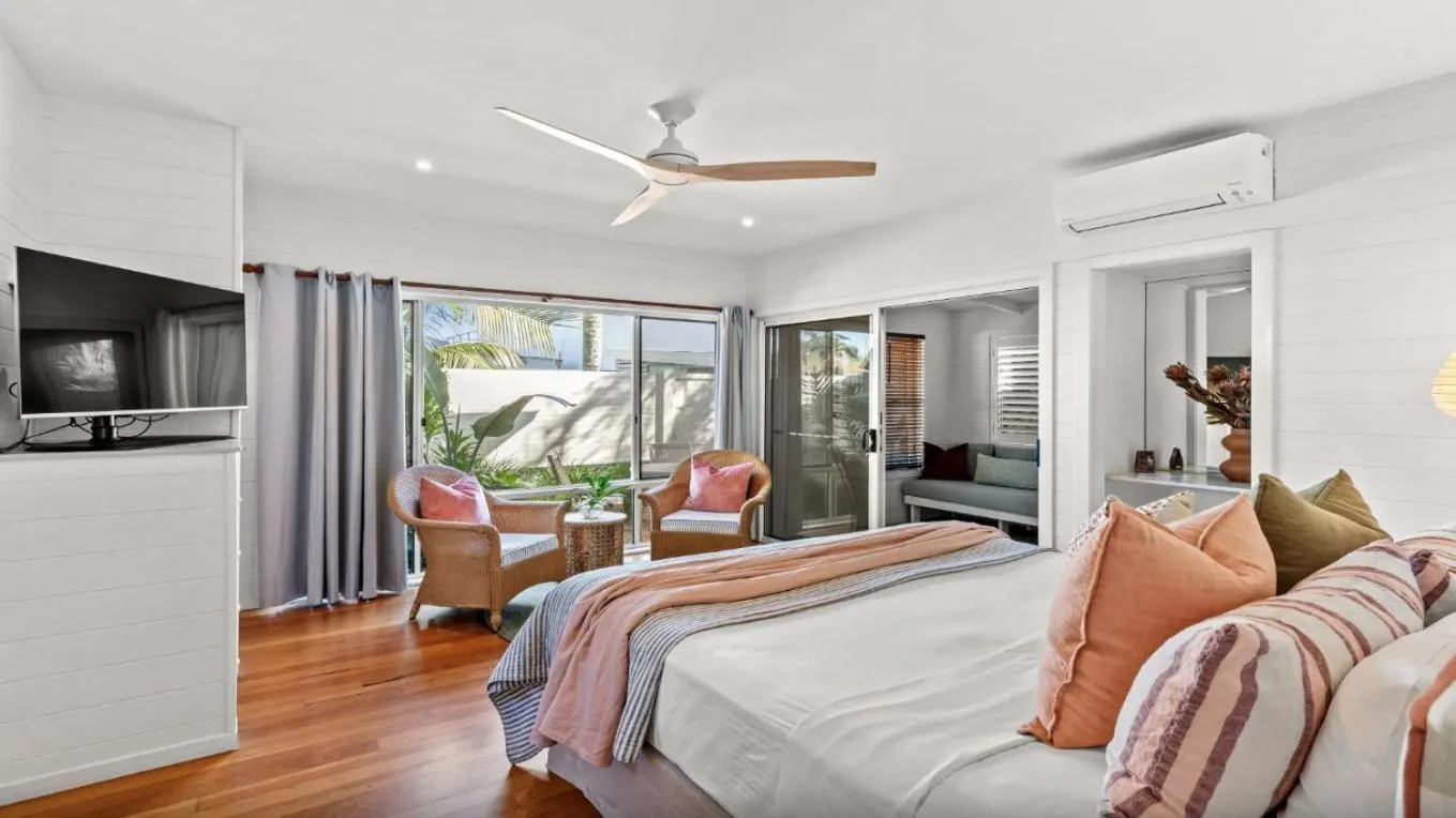Bed in Fletcher Lane Boutique Stay Byron Central