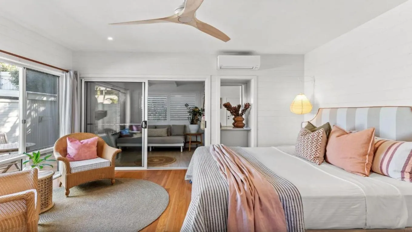 Bed in Fletcher Lane Boutique Stay Byron Central