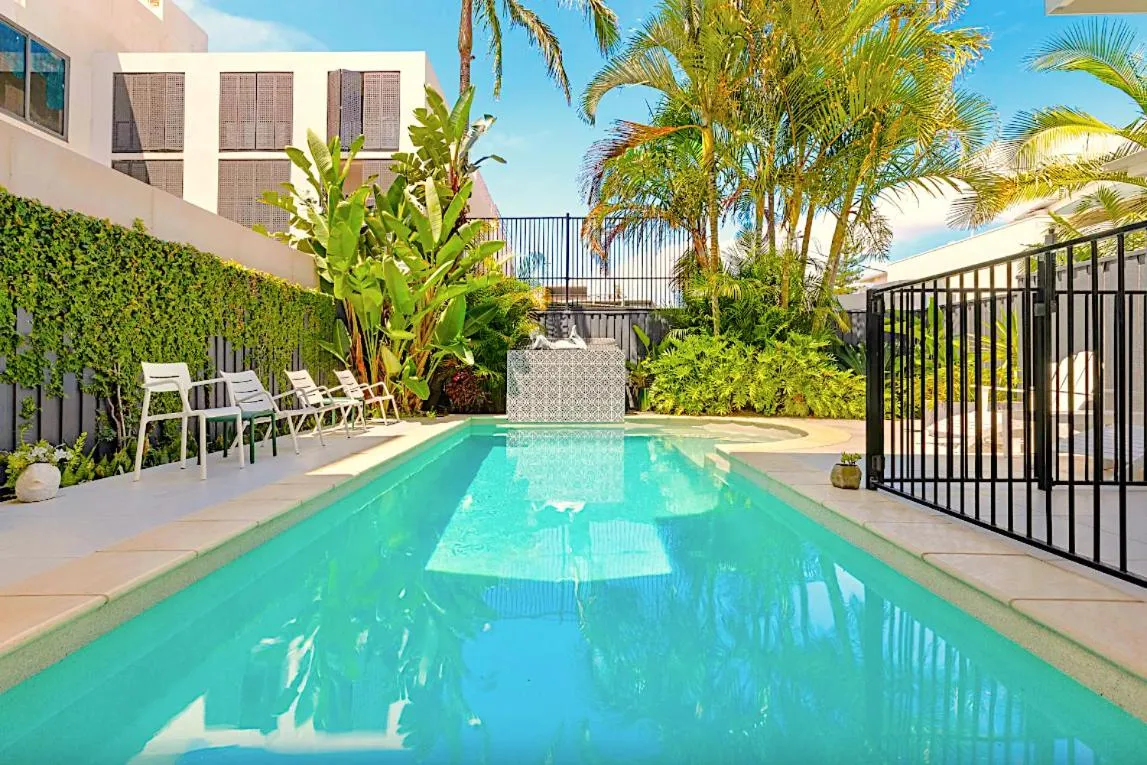 Swimming pool in Fletcher Lane Boutique Stay Byron Central