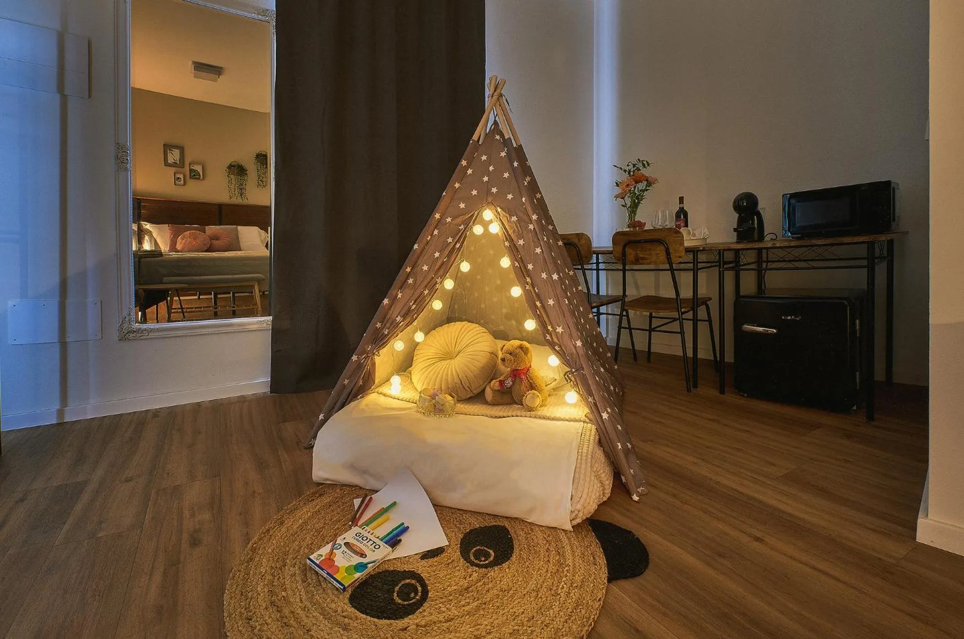 Bed in Delta Dreams Guest House