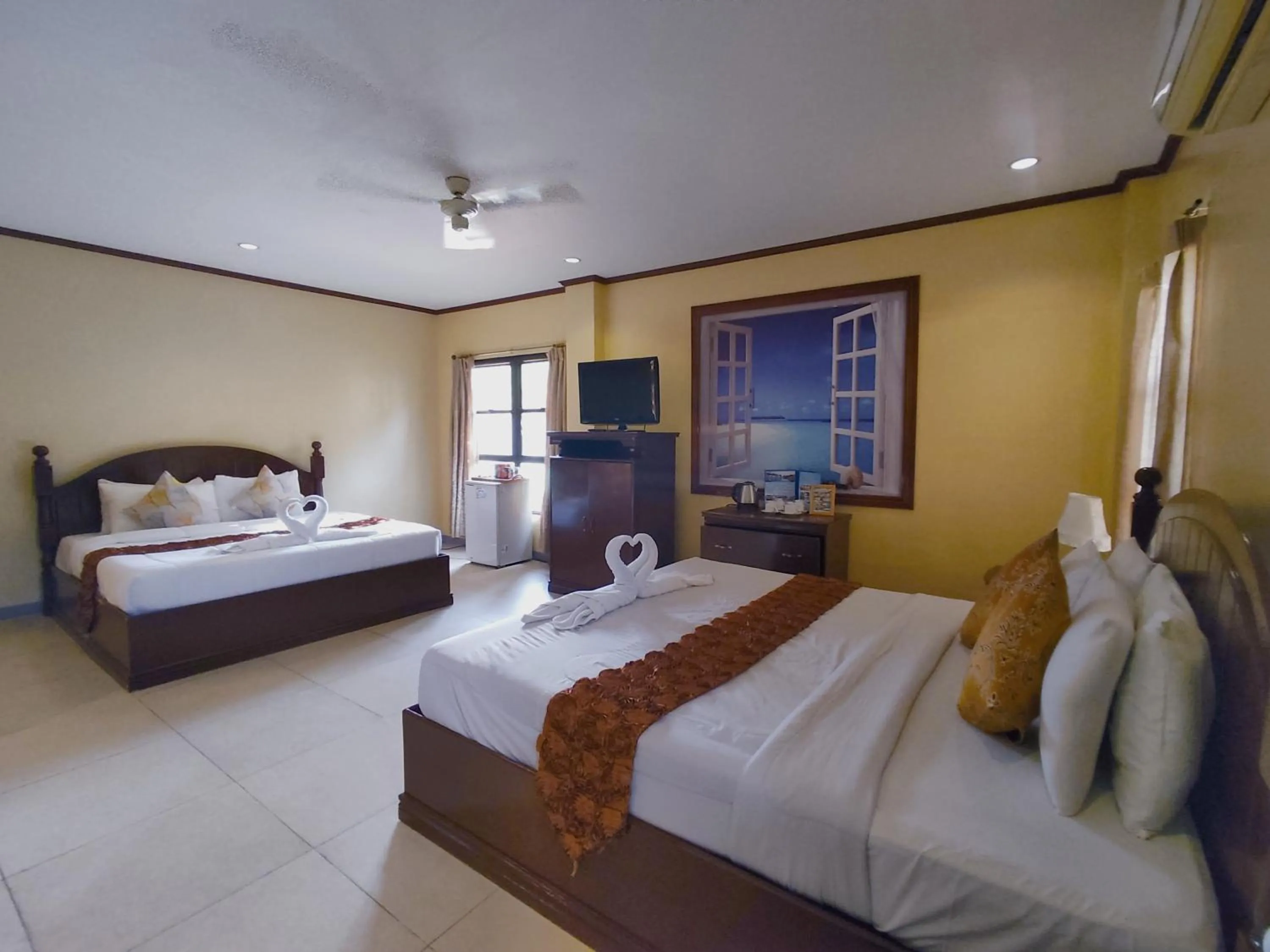 Bed in Subic Waterfront View Resort