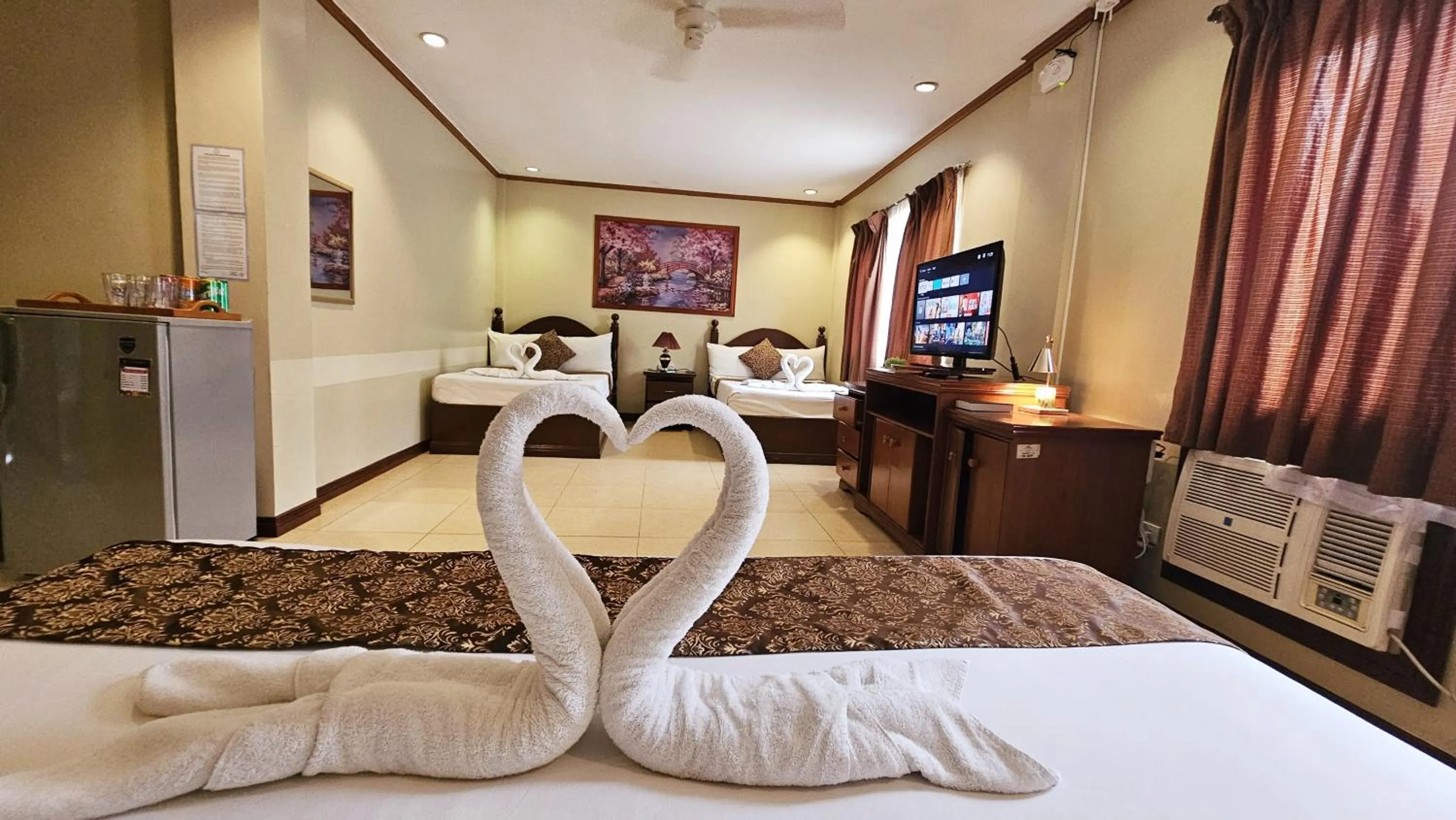 Bed in Subic Waterfront View Resort