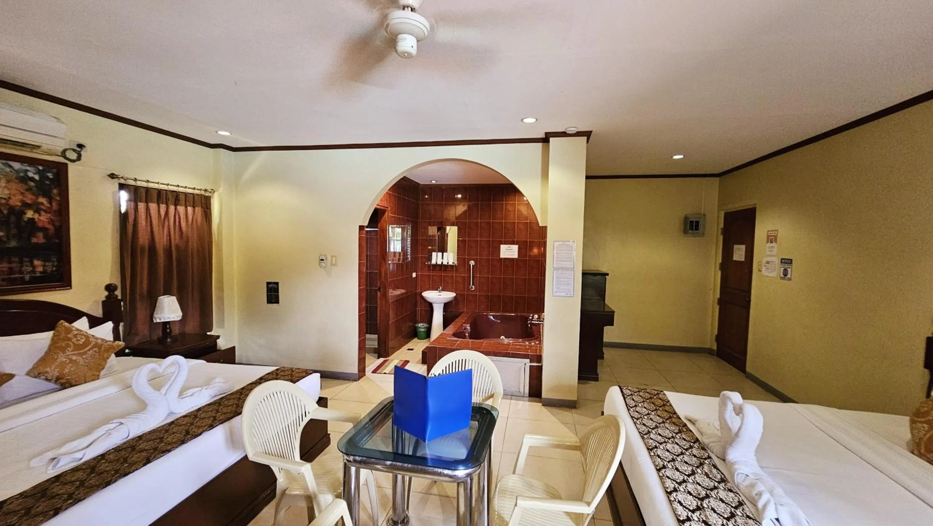 Bed in Subic Waterfront View Resort