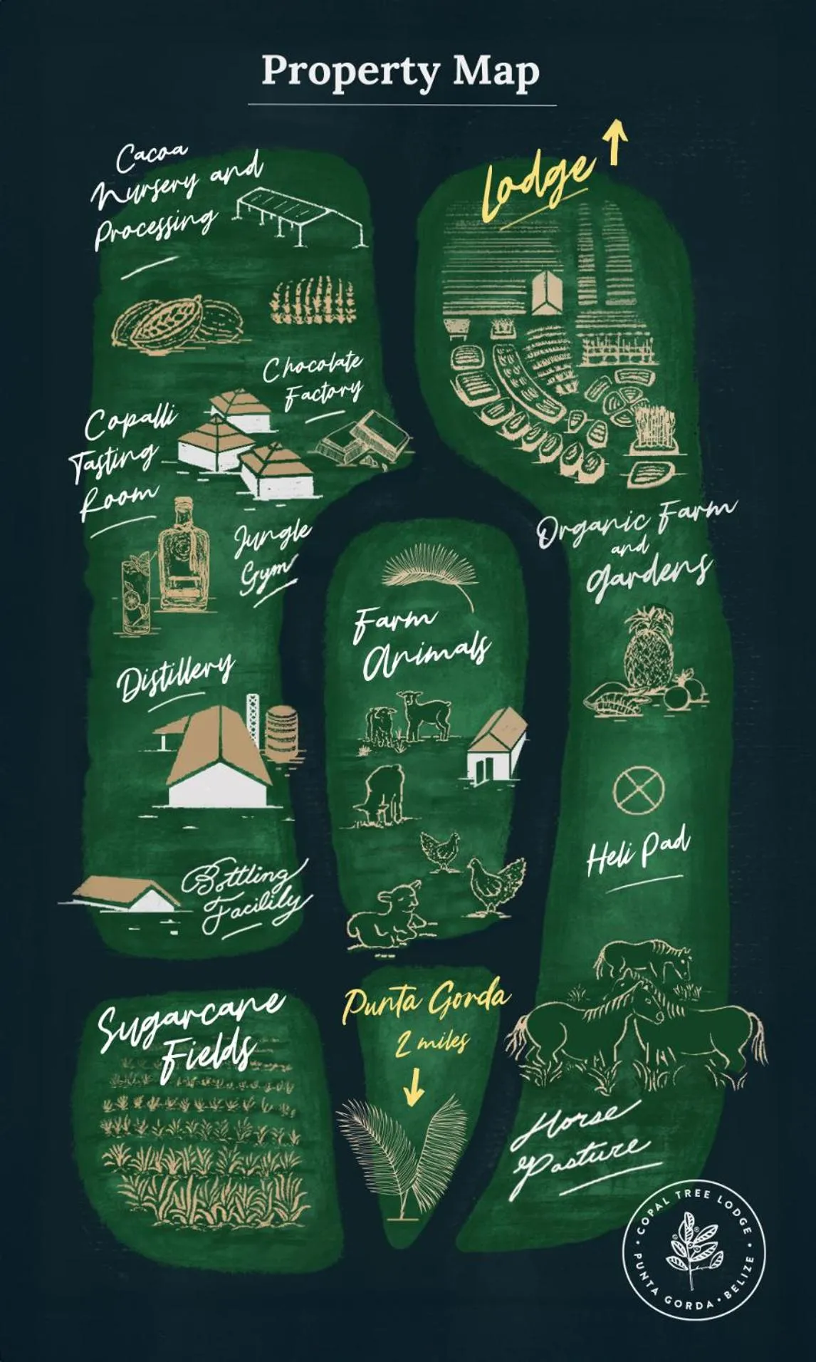 Property logo or sign in Copal Tree Lodge a Muy'Ono Resort