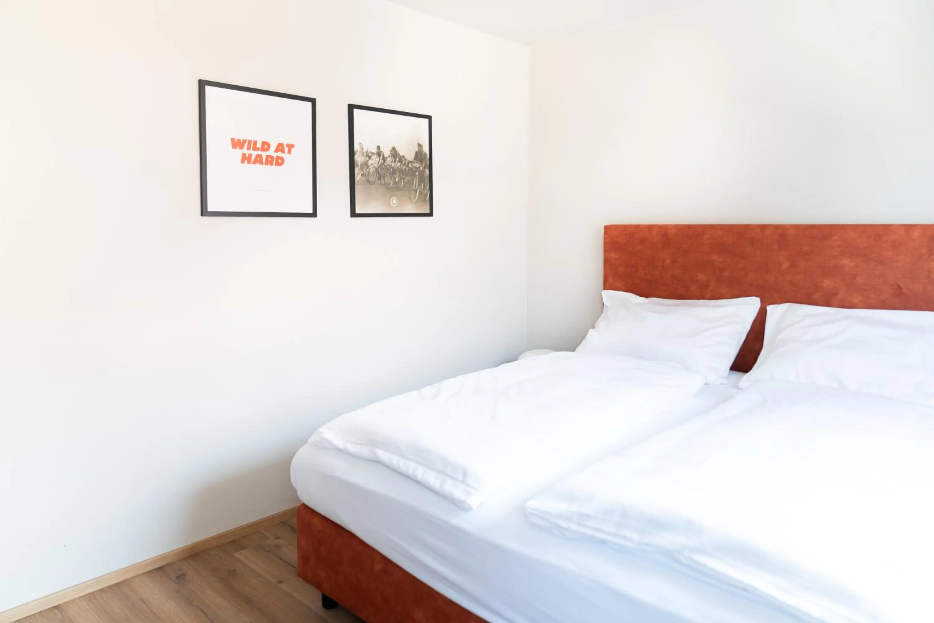 Bed in Velotique Hotel Angelika - Self-Check-in