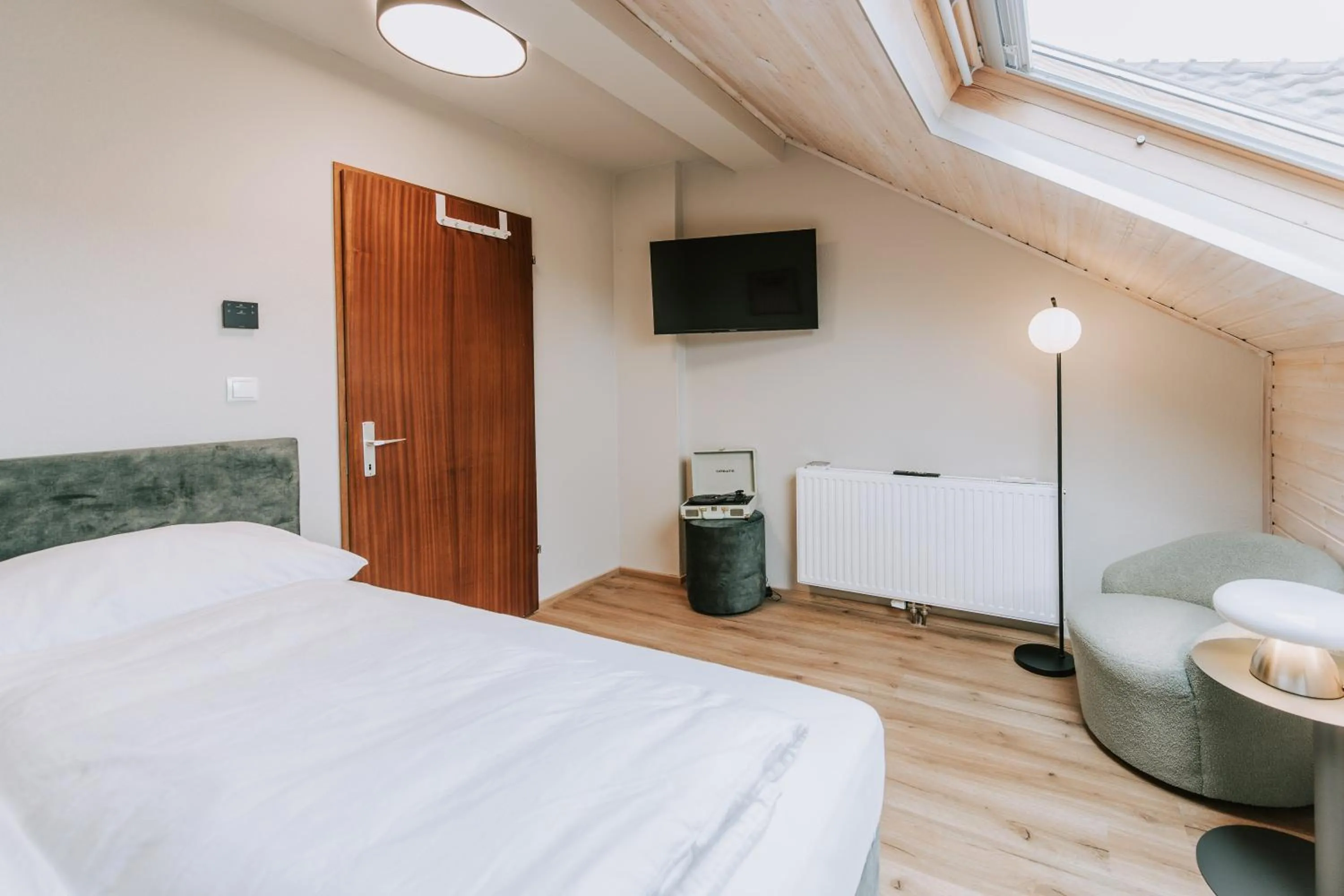 Bed in Velotique Hotel Angelika - Self-Check-in