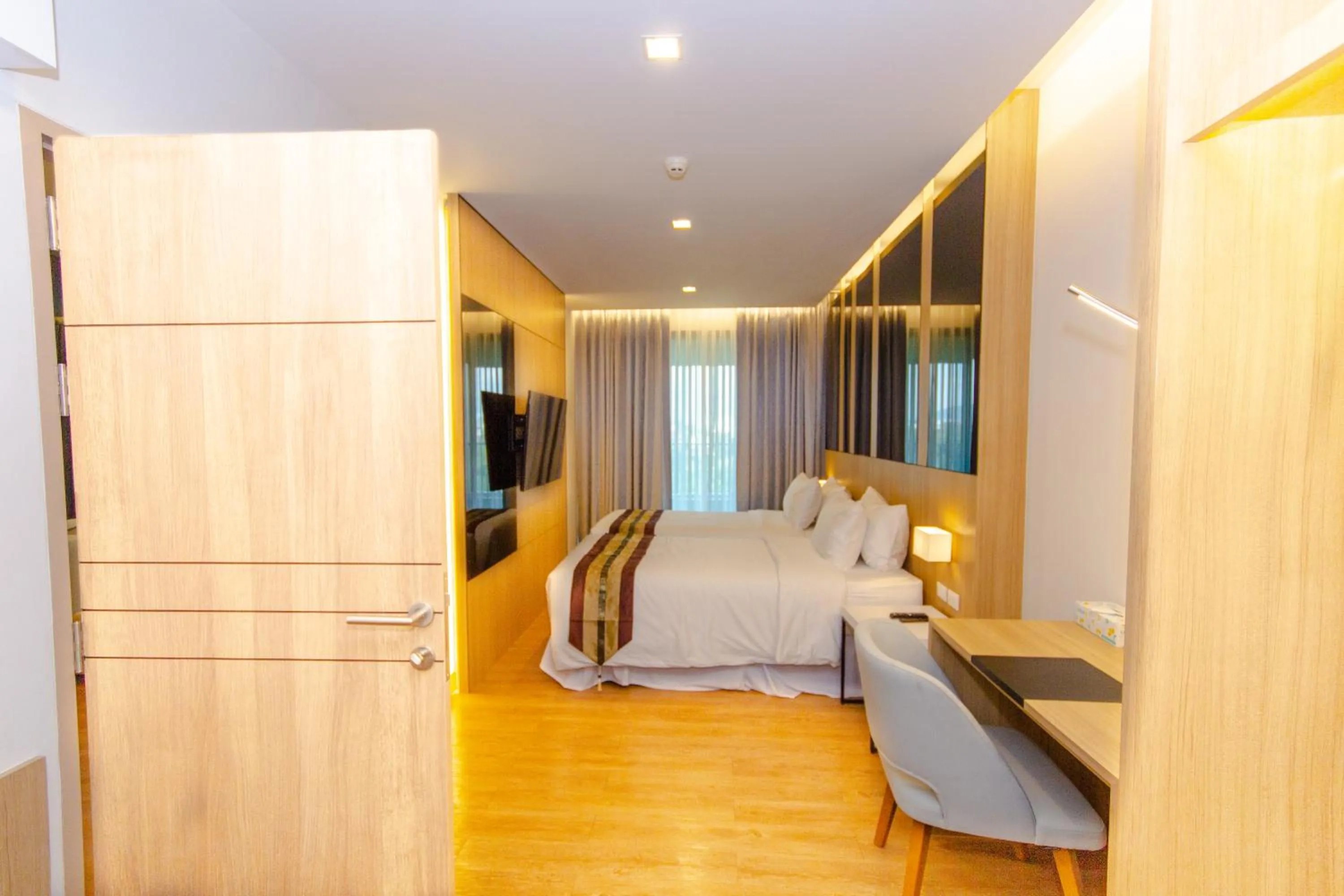 Property building, Bed in The Grand Chaiyapruek Nimman Chiangmai