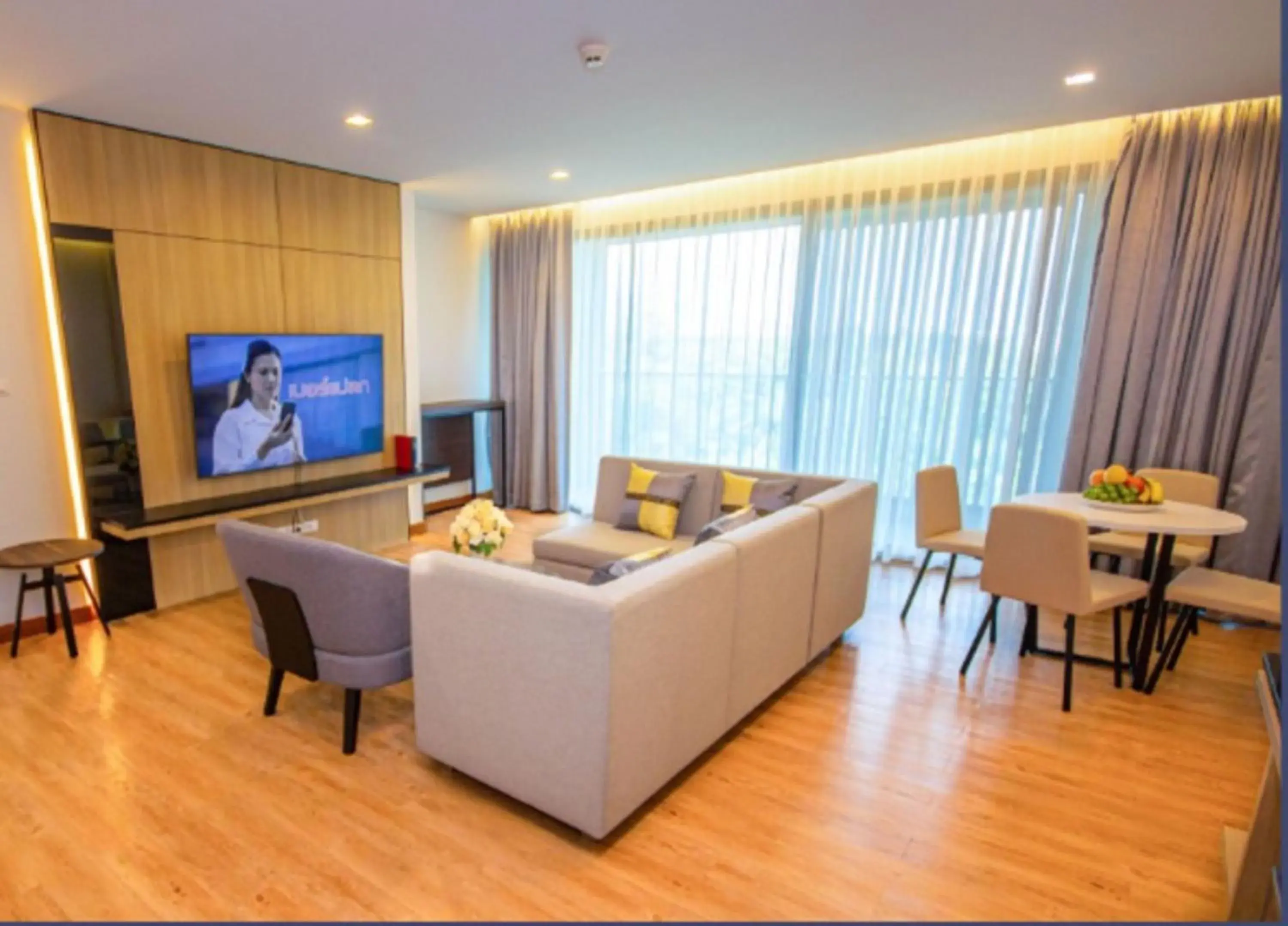 Living room in The Grand Chaiyapruek Nimman Chiangmai Living room in The Grand Chaiyapruek Nimman Chiangmai