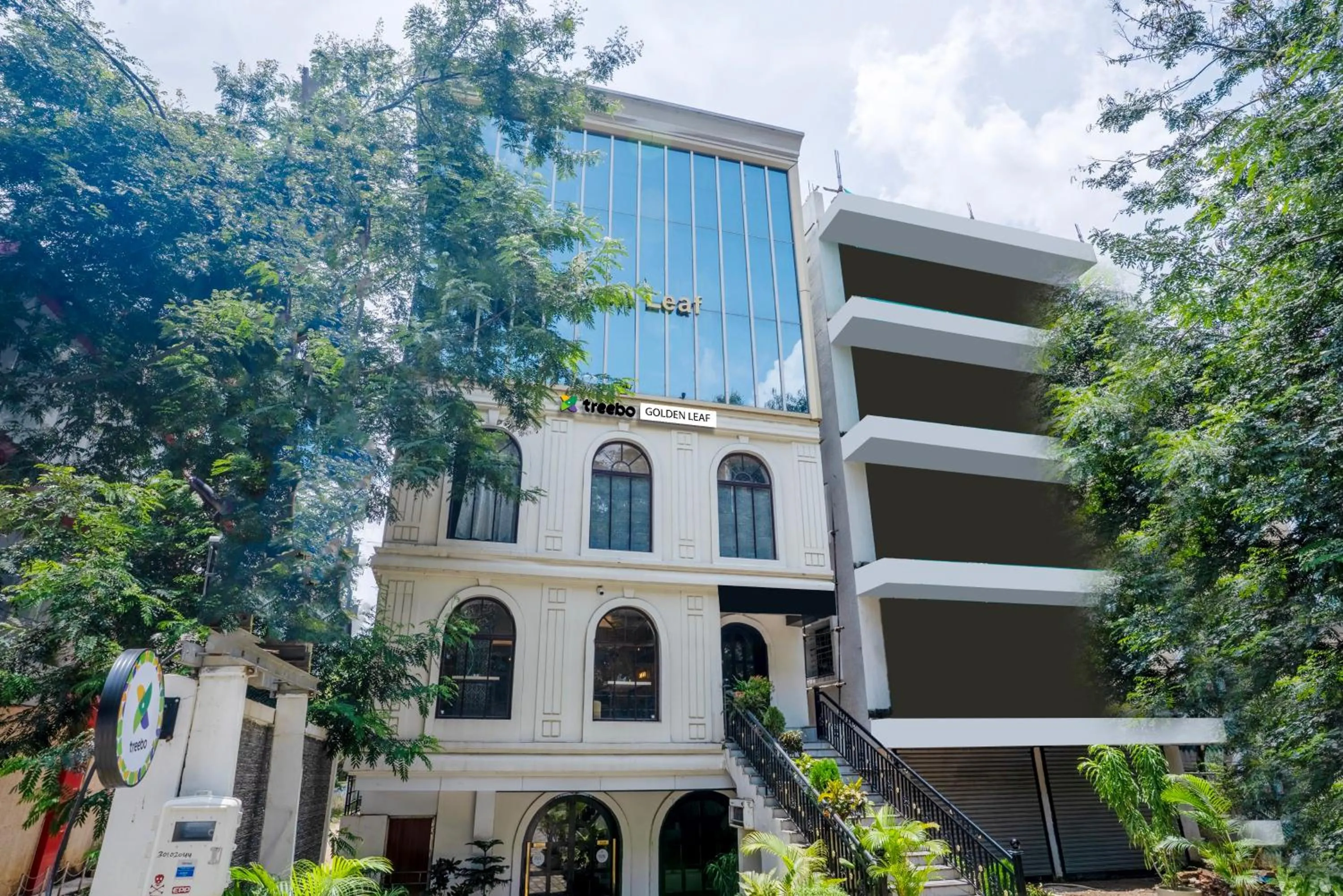 Property building in Treebo Golden Leaf