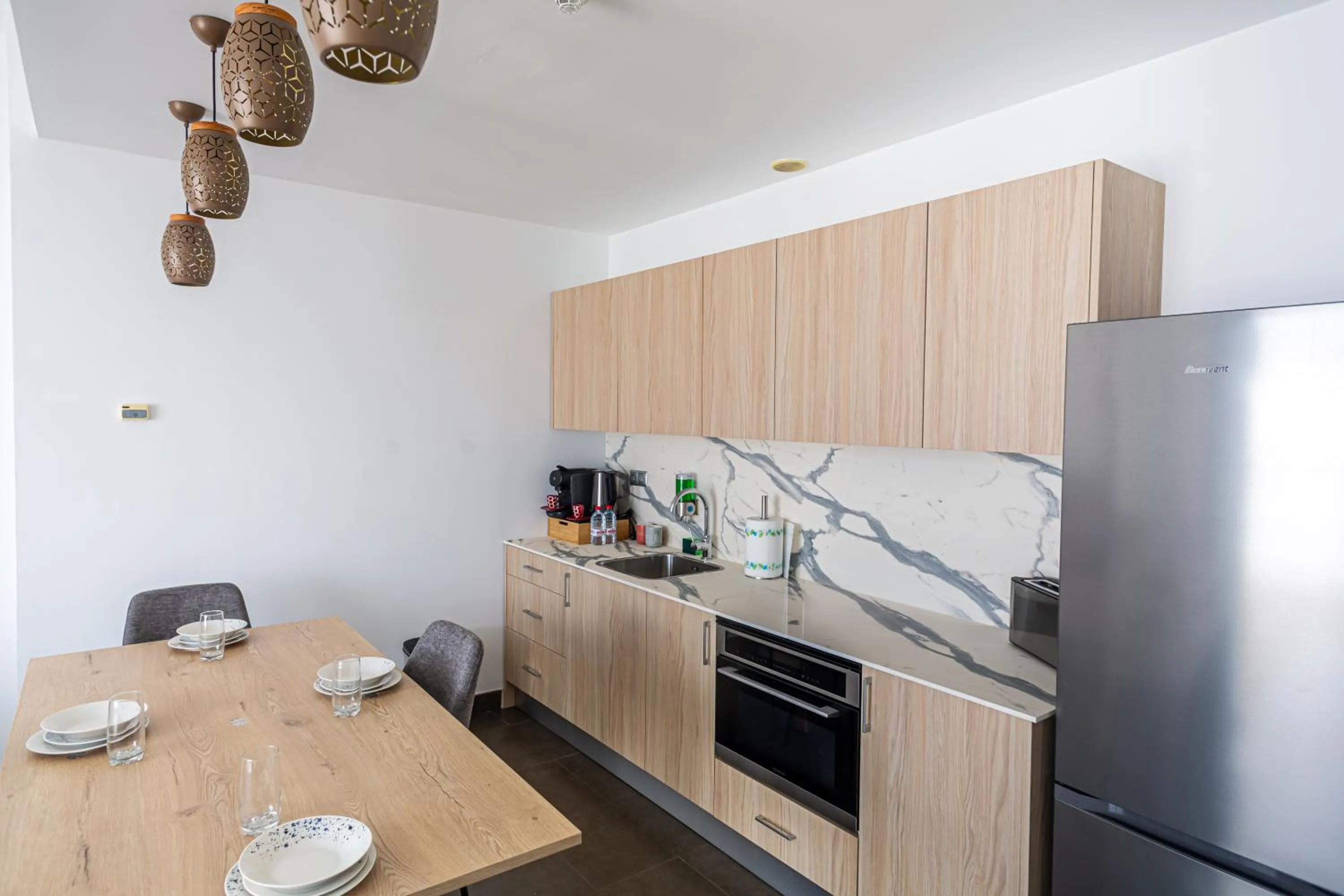 Kitchen or kitchenette in Maya Bay Suites