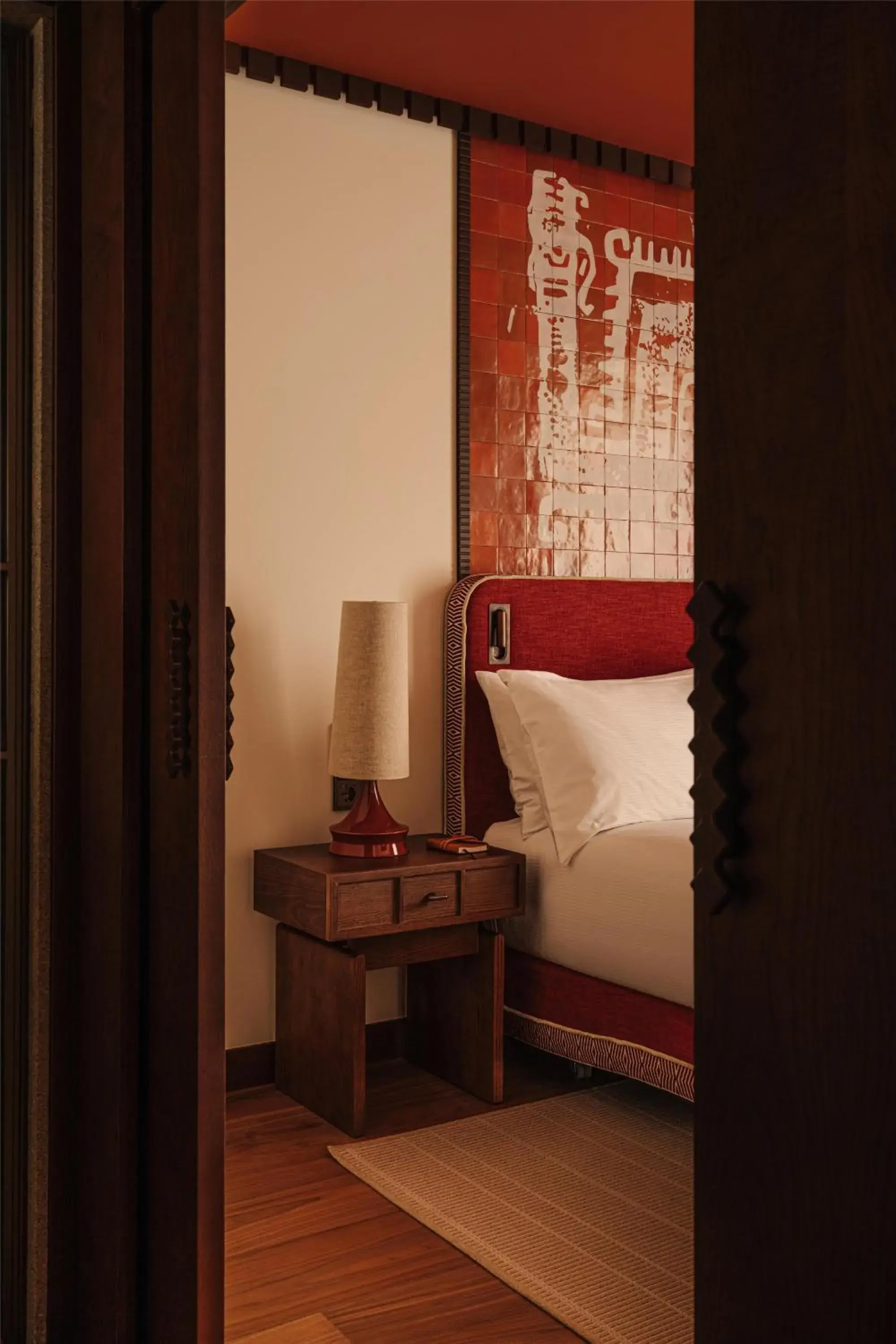 Bed in Palacio De Godoy Caceres, Curio Collection By Hilton Bed in Palacio De Godoy Caceres, Curio Collection By Hilton