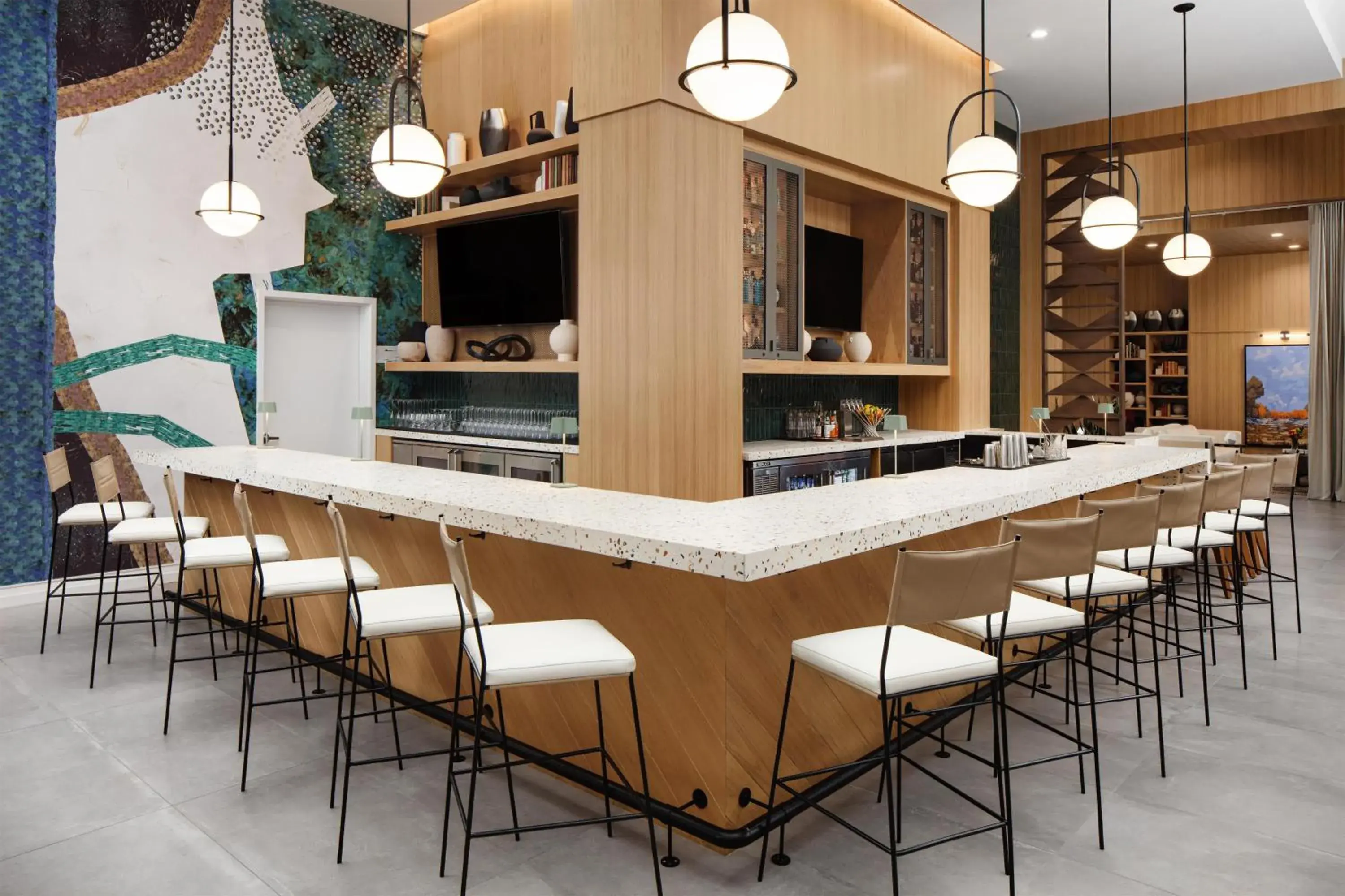 Lobby or reception in Embassy Suites By Hilton Chattanooga Downtown Lobby or reception in Embassy Suites By Hilton Chattanooga Downtown