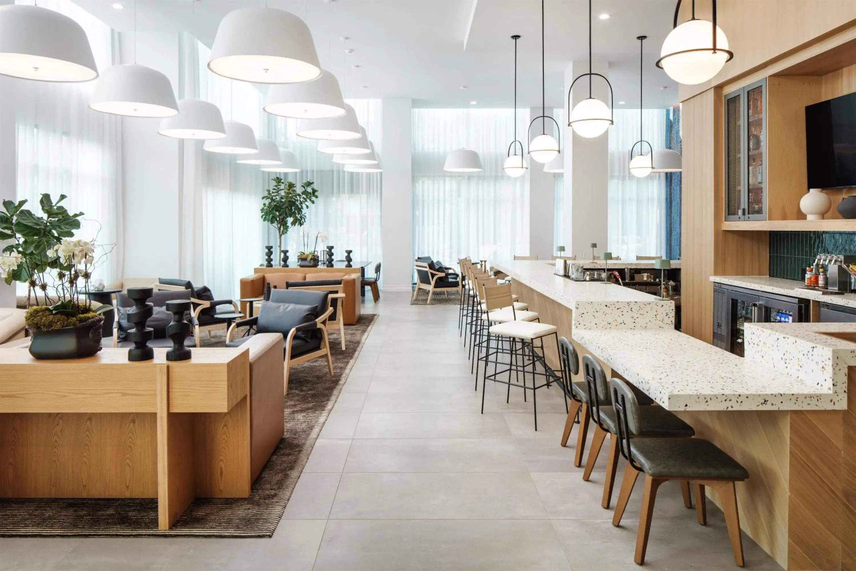 Lobby or reception in Embassy Suites By Hilton Chattanooga Downtown Lobby or reception in Embassy Suites By Hilton Chattanooga Downtown