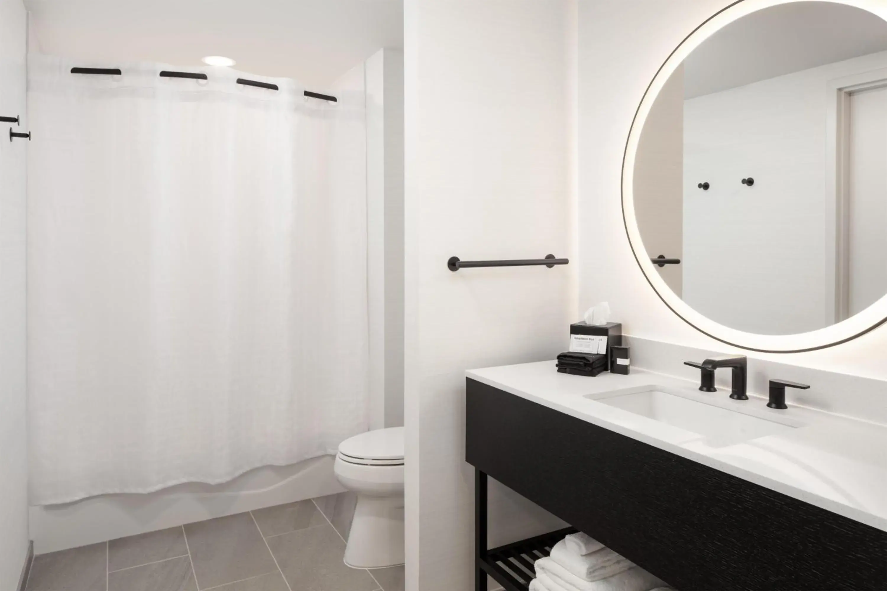 Bathroom in Embassy Suites By Hilton Chattanooga Downtown Bathroom in Embassy Suites By Hilton Chattanooga Downtown