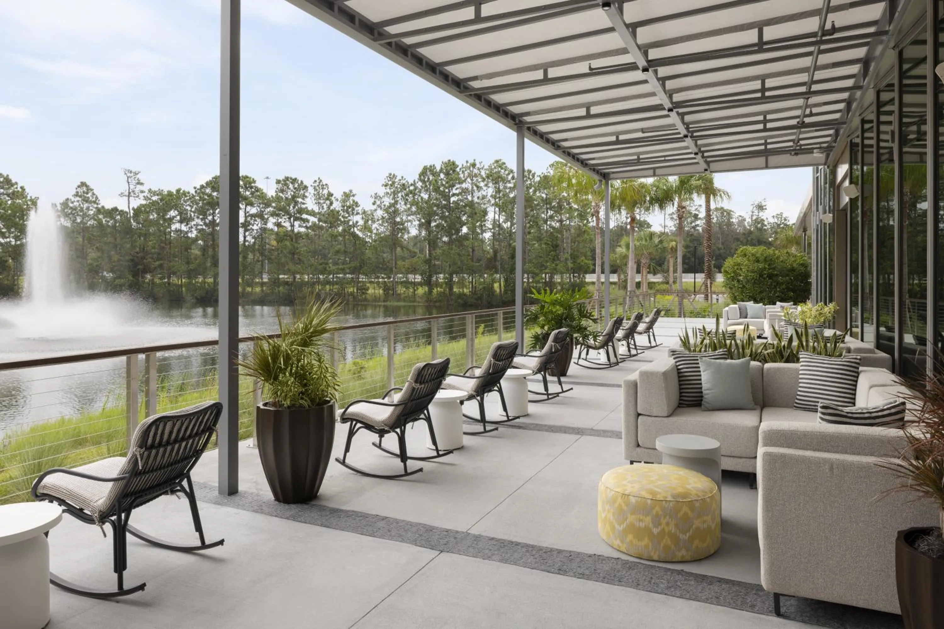 Balcony/Terrace in Hilton Jacksonville At Mayo Clinic