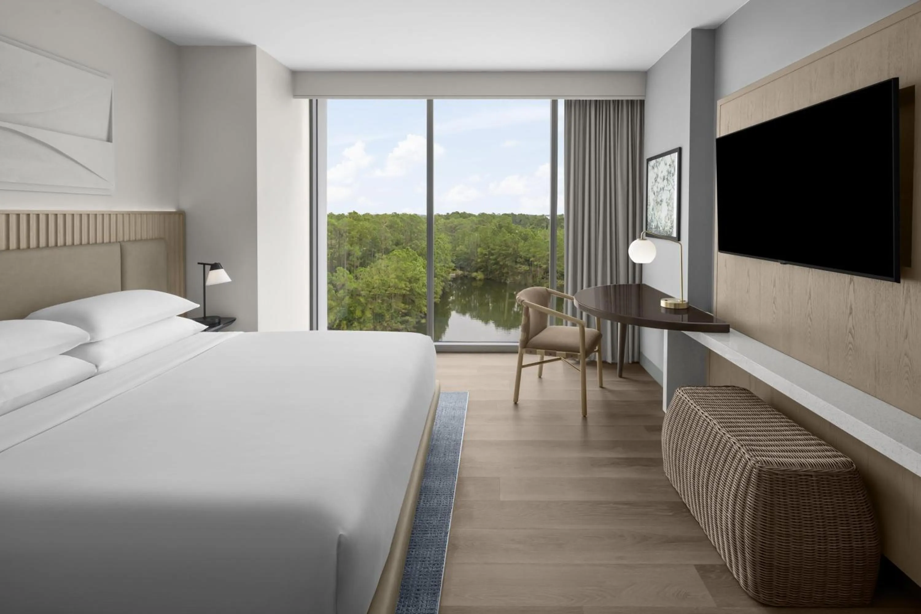 Bed in Hilton Jacksonville At Mayo Clinic