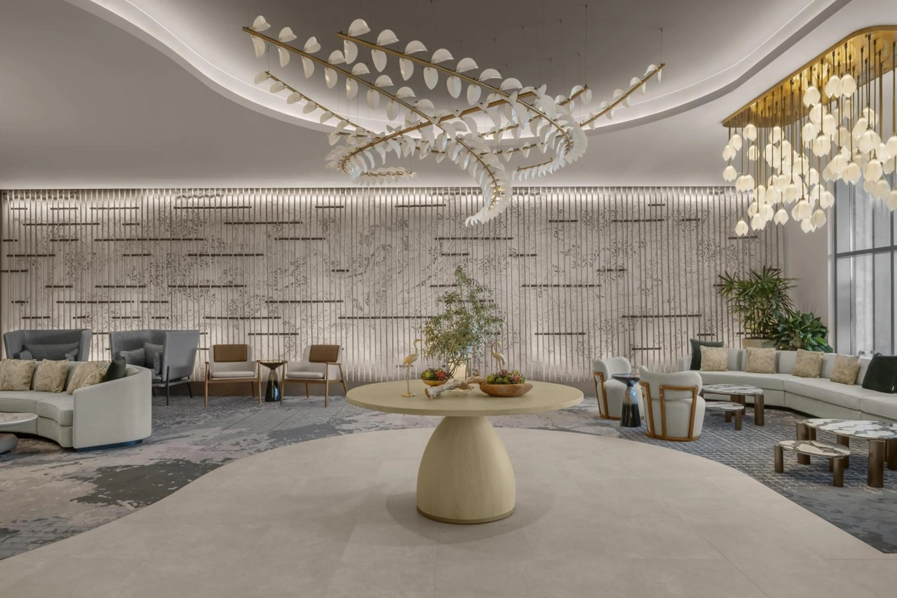 Lobby or reception in Hilton Jacksonville At Mayo Clinic