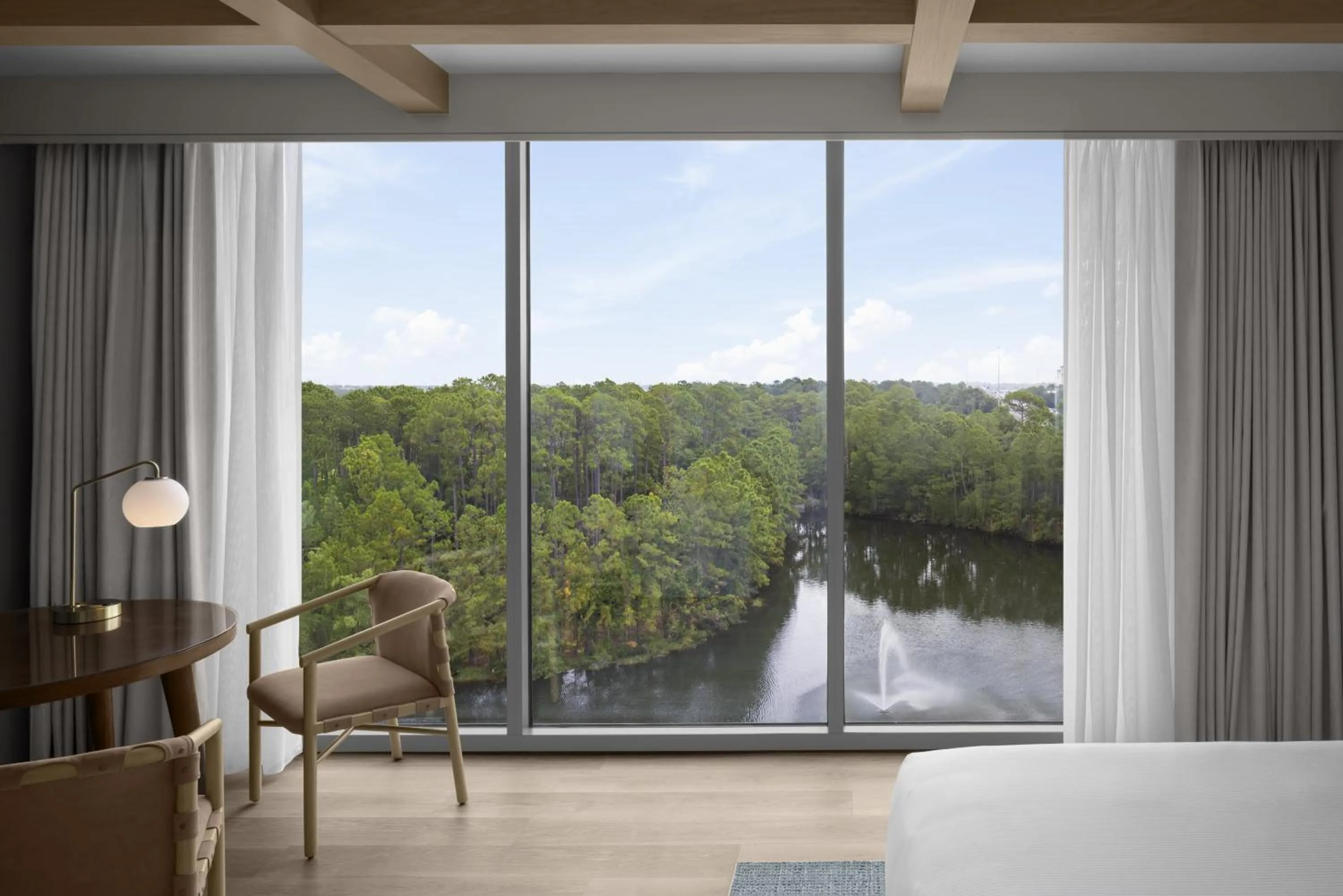 Natural landscape, Bed in Hilton Jacksonville At Mayo Clinic