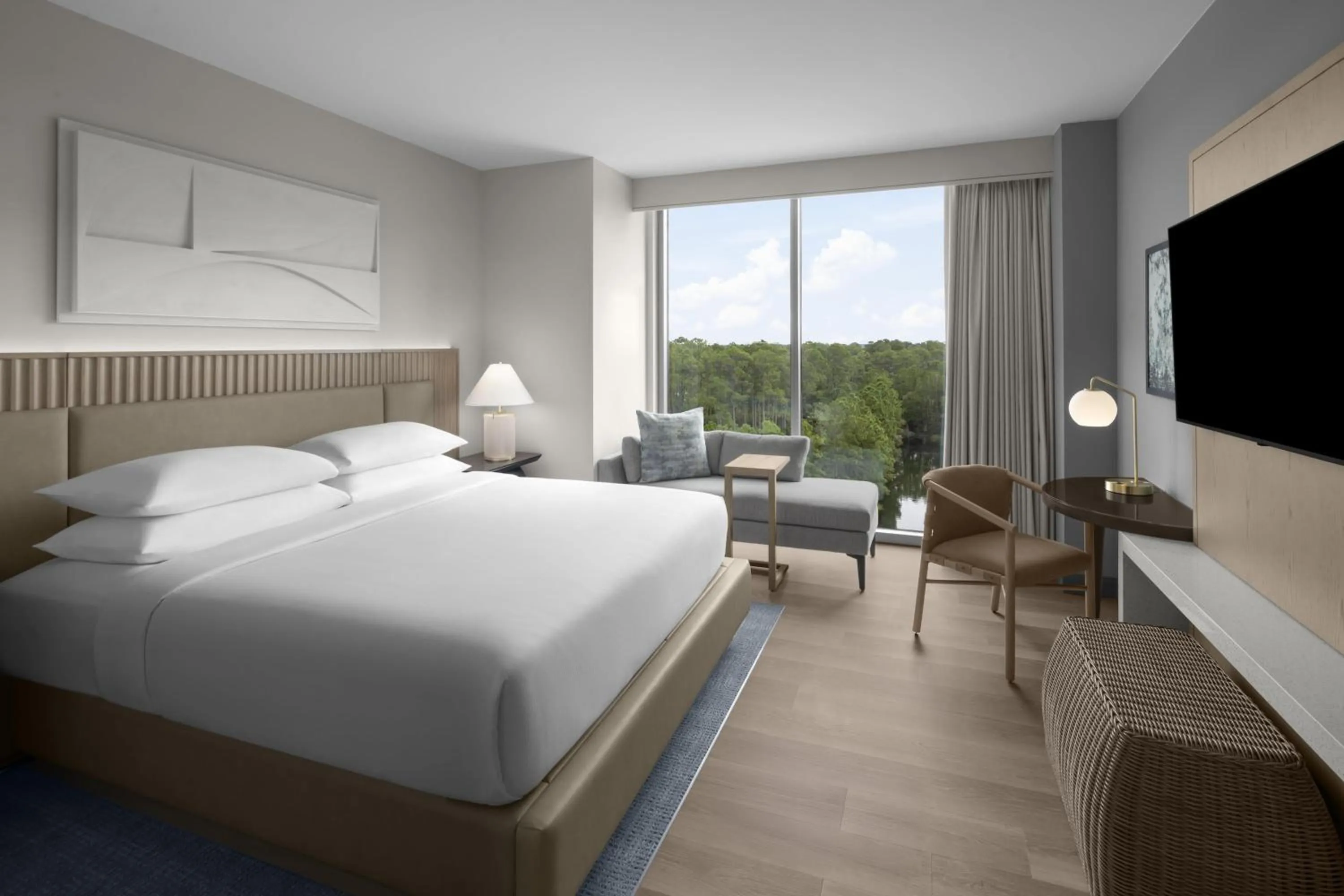 Bed in Hilton Jacksonville At Mayo Clinic