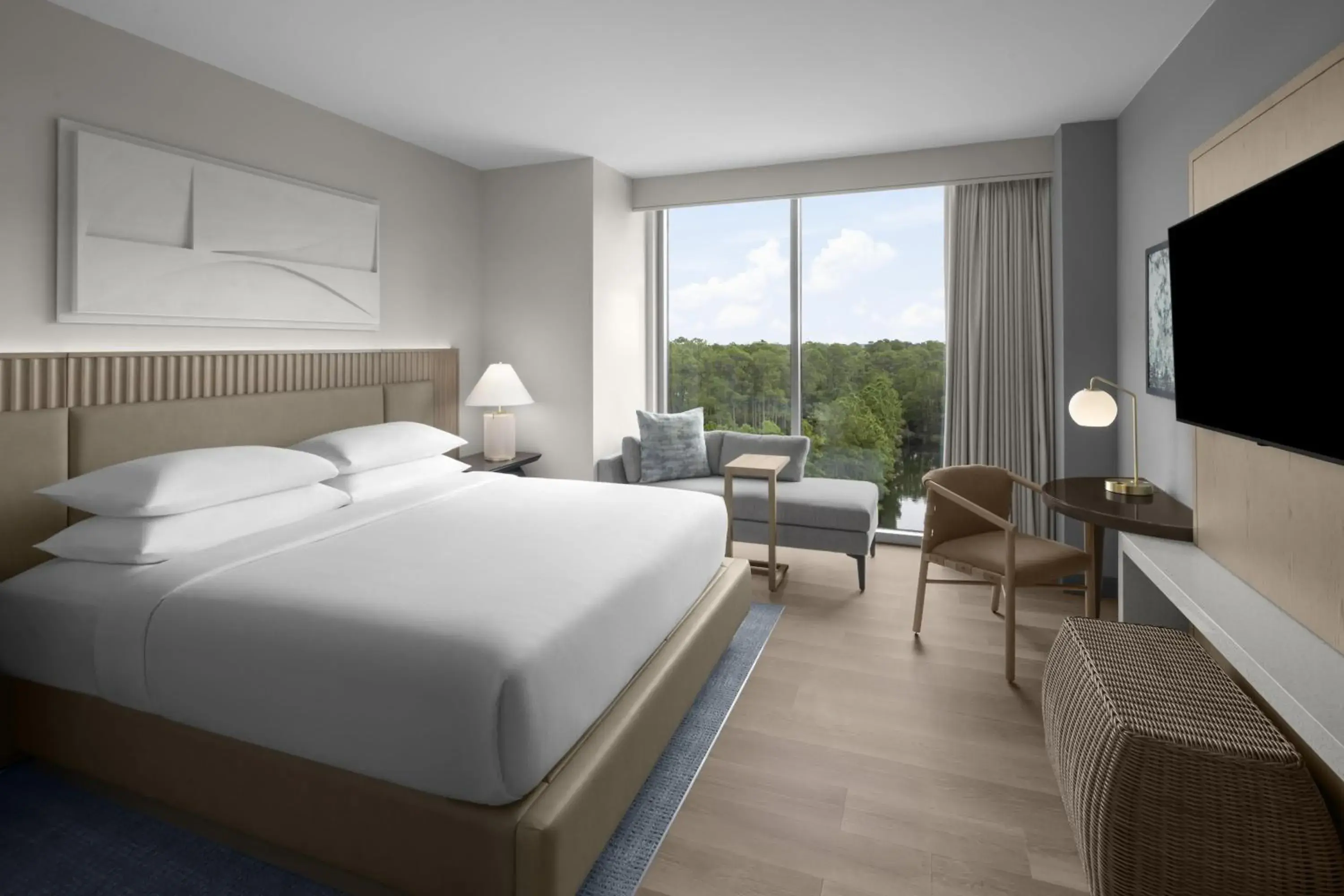 Bed in Hilton Jacksonville At Mayo Clinic Bed in Hilton Jacksonville At Mayo Clinic