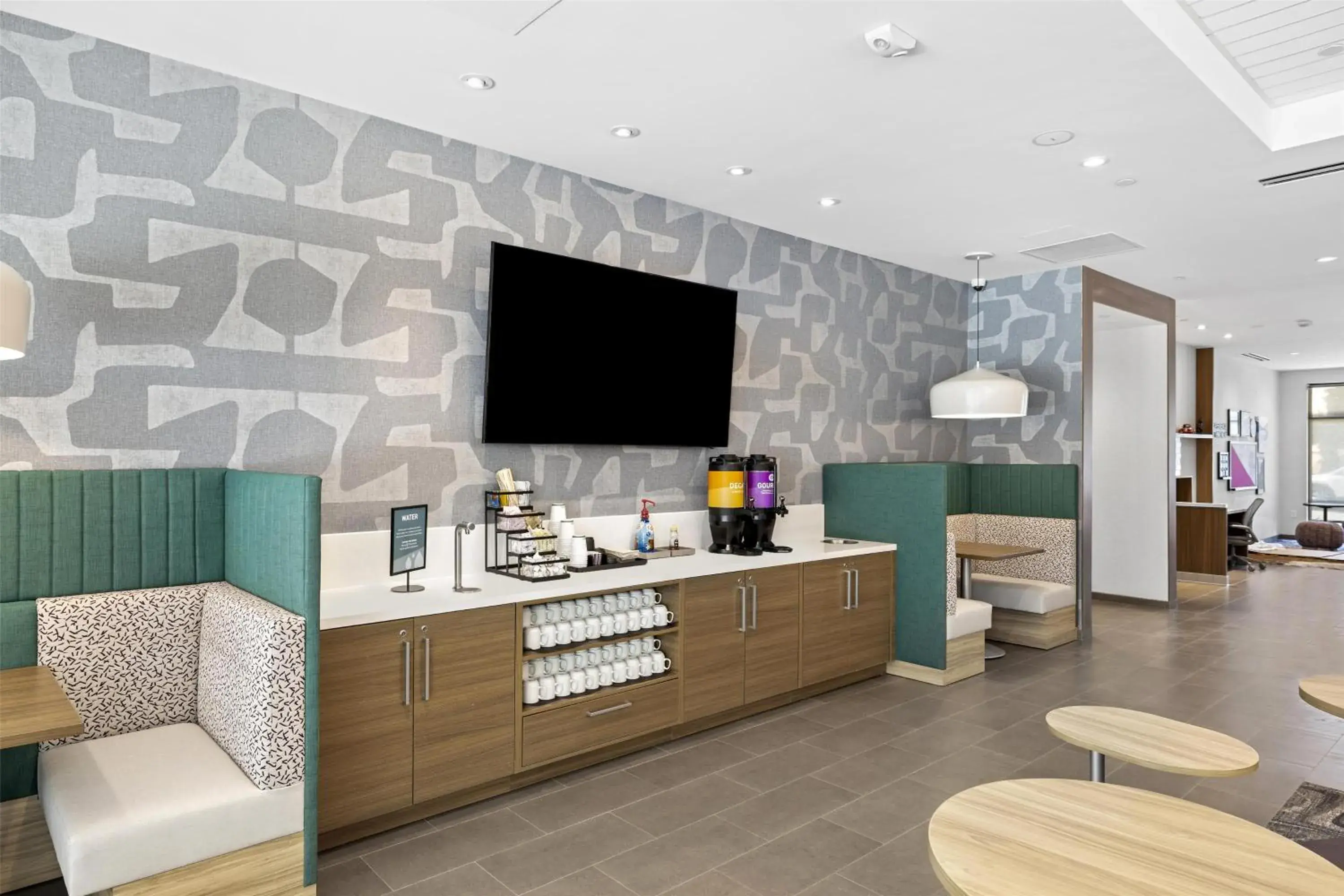 Lobby or reception in Home2 Suites By Hilton Riverside Downtown Lobby or reception in Home2 Suites By Hilton Riverside Downtown