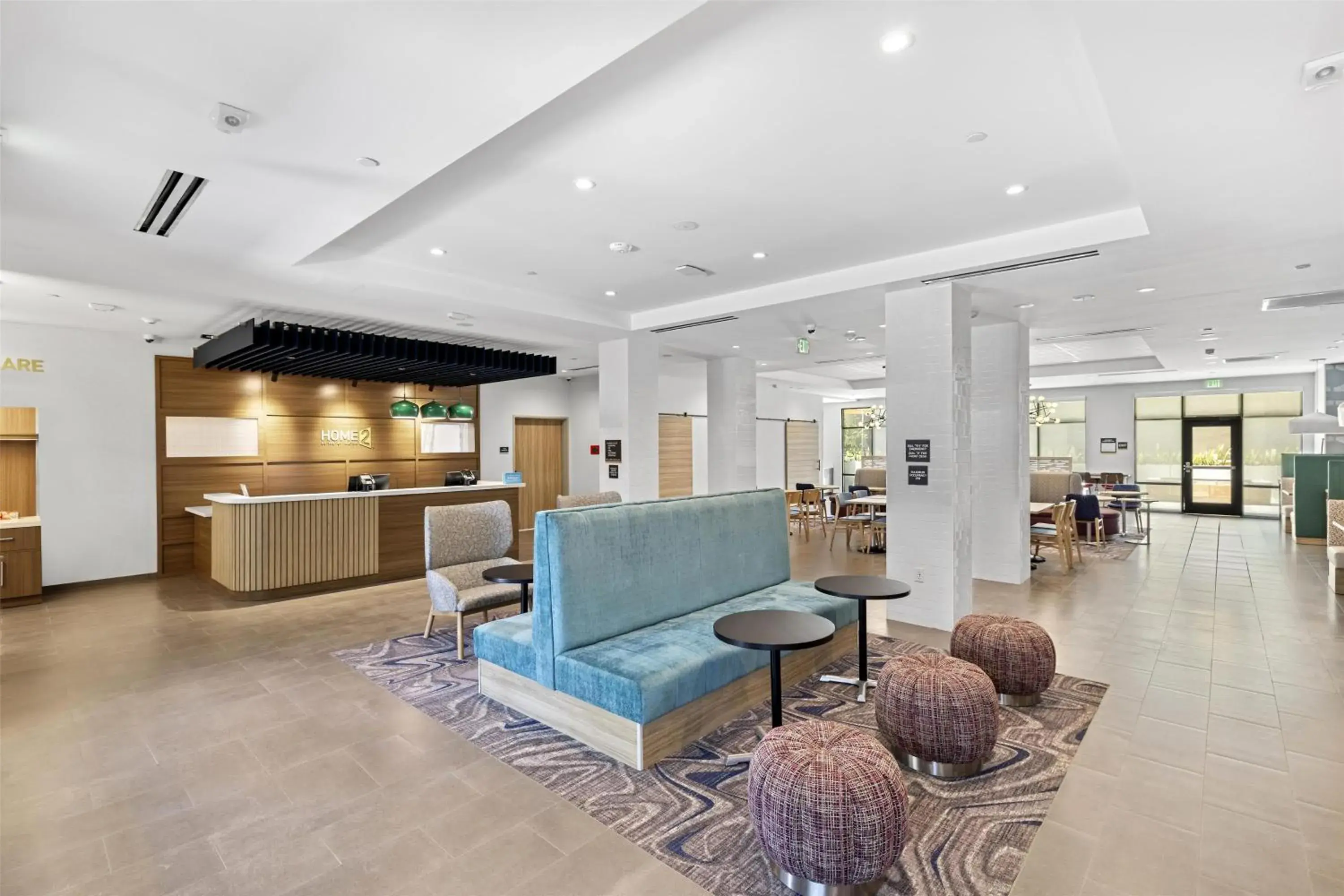 Lobby or reception in Home2 Suites By Hilton Riverside Downtown Lobby or reception in Home2 Suites By Hilton Riverside Downtown
