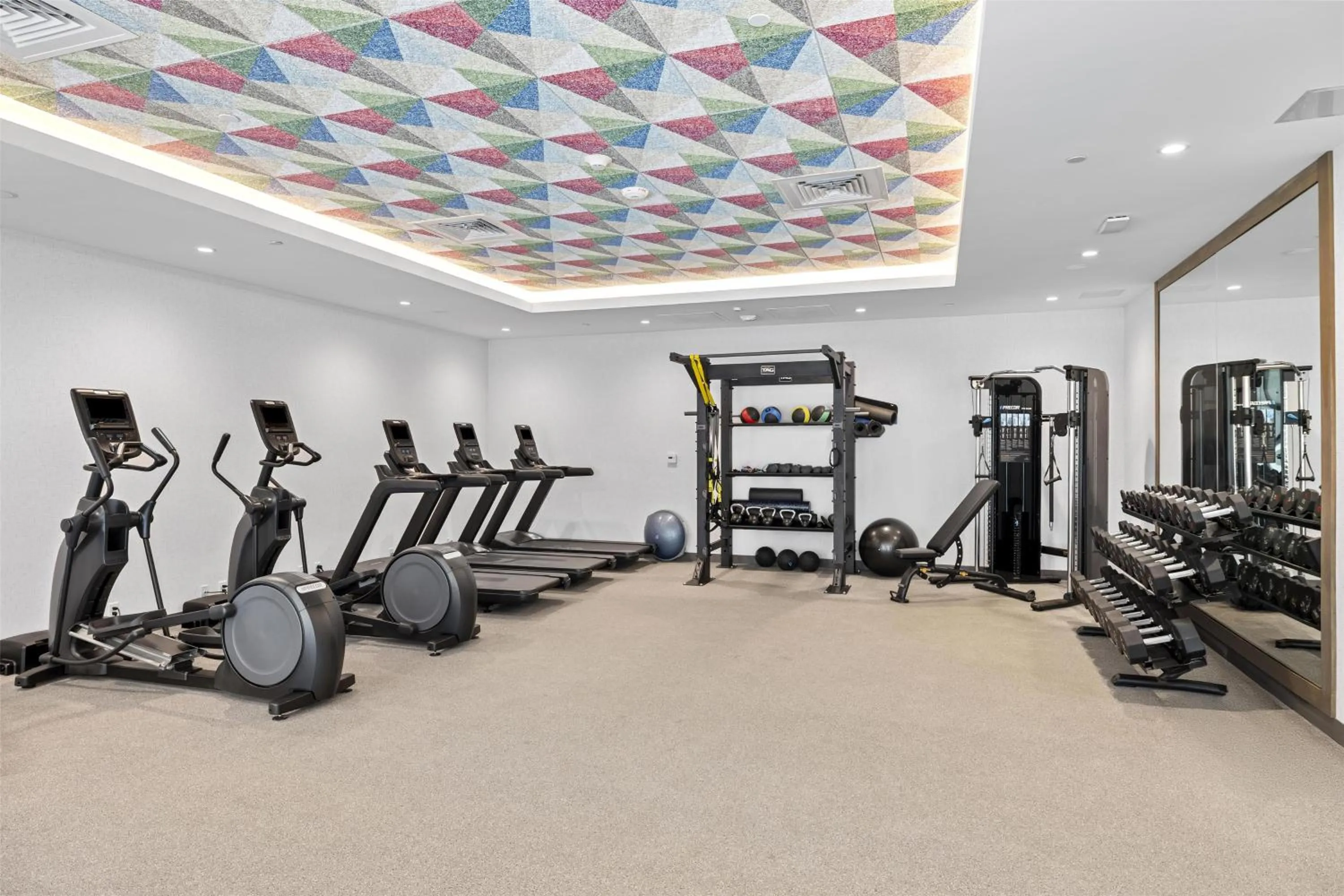 Fitness centre/facilities in Home2 Suites By Hilton Riverside Downtown