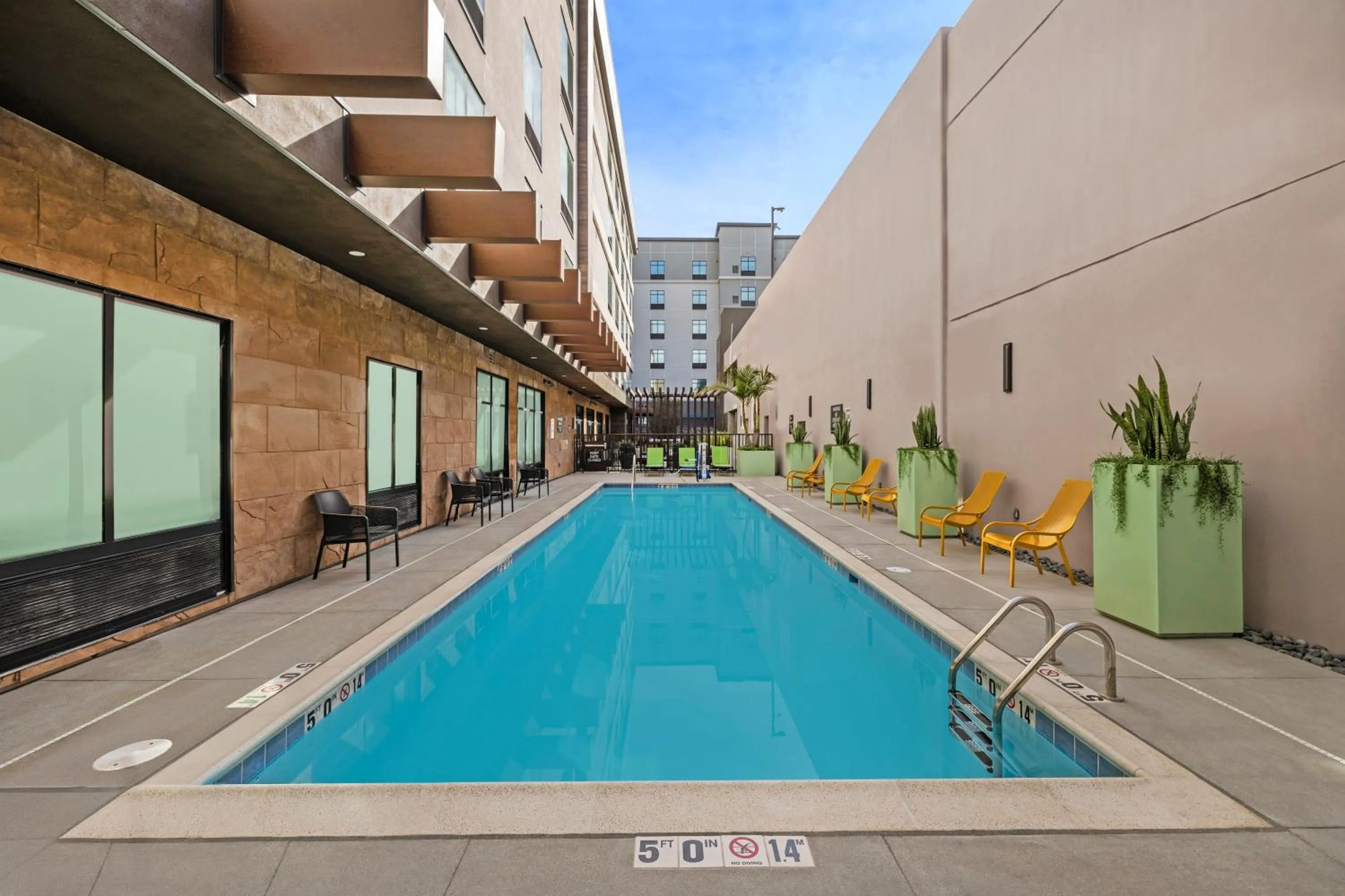 Swimming pool in Home2 Suites By Hilton Riverside Downtown