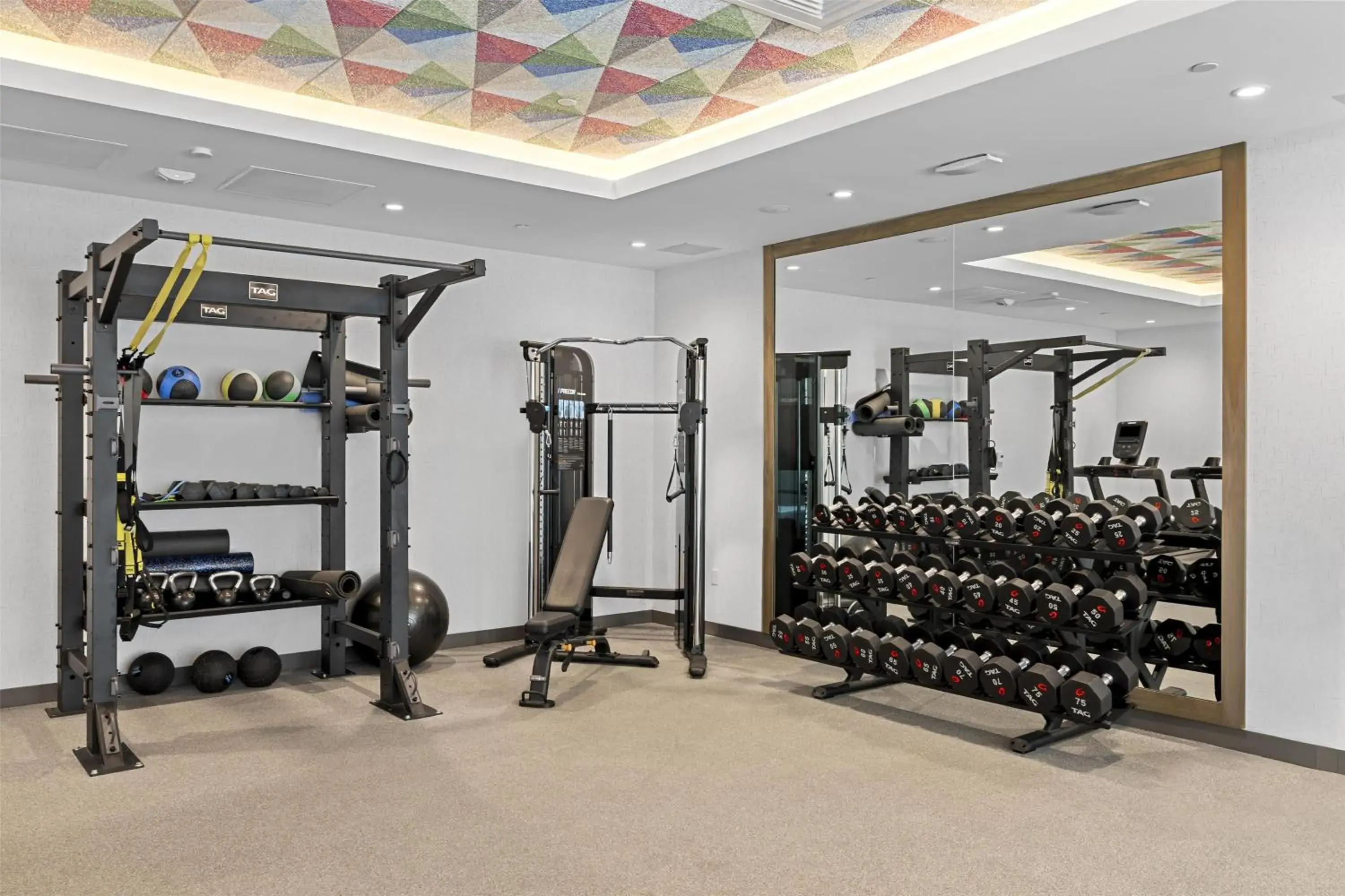 Fitness centre/facilities in Home2 Suites By Hilton Riverside Downtown Fitness centre/facilities in Home2 Suites By Hilton Riverside Downtown