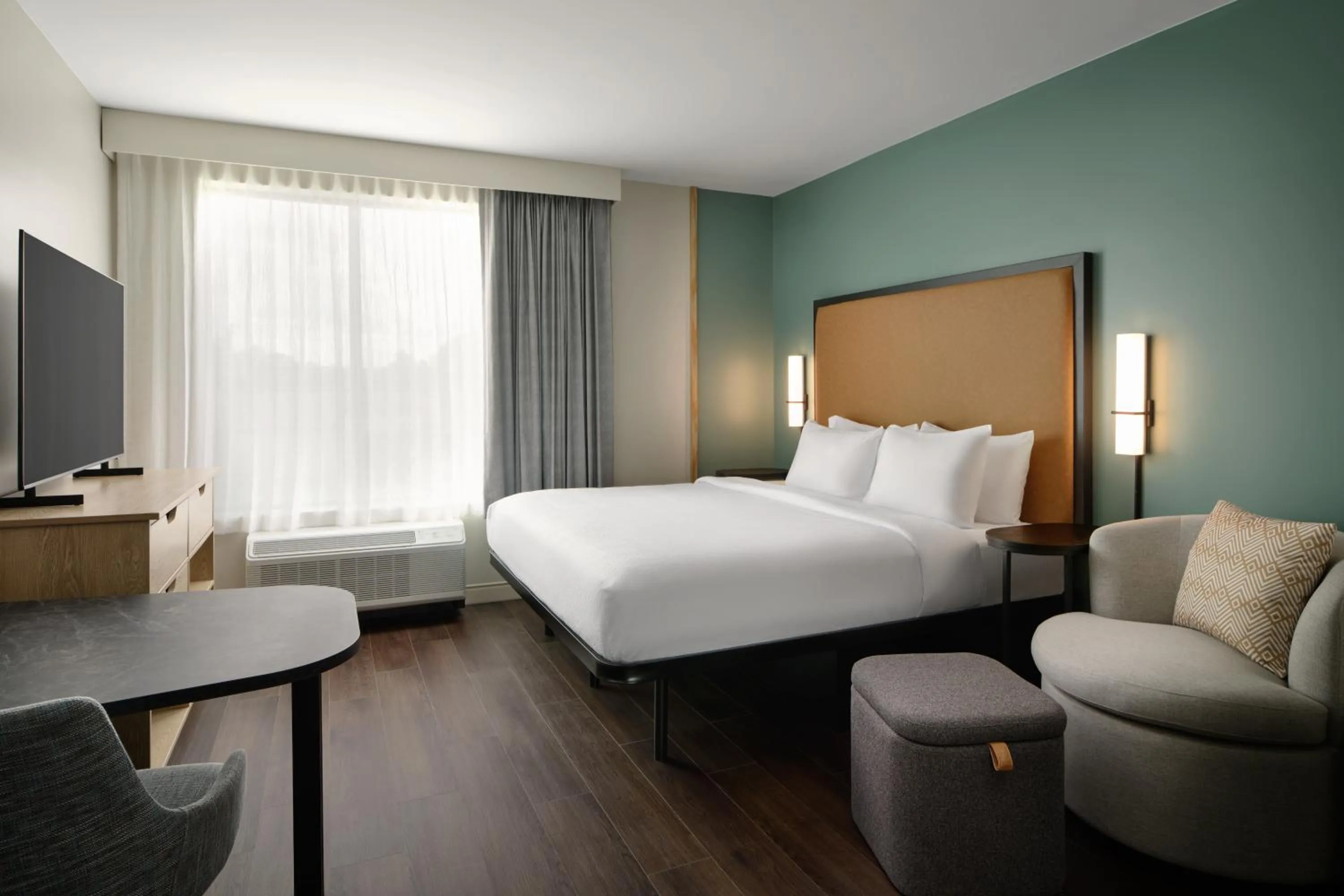 Bedroom, Bed in LivSmart Studios By Hilton Tullahoma