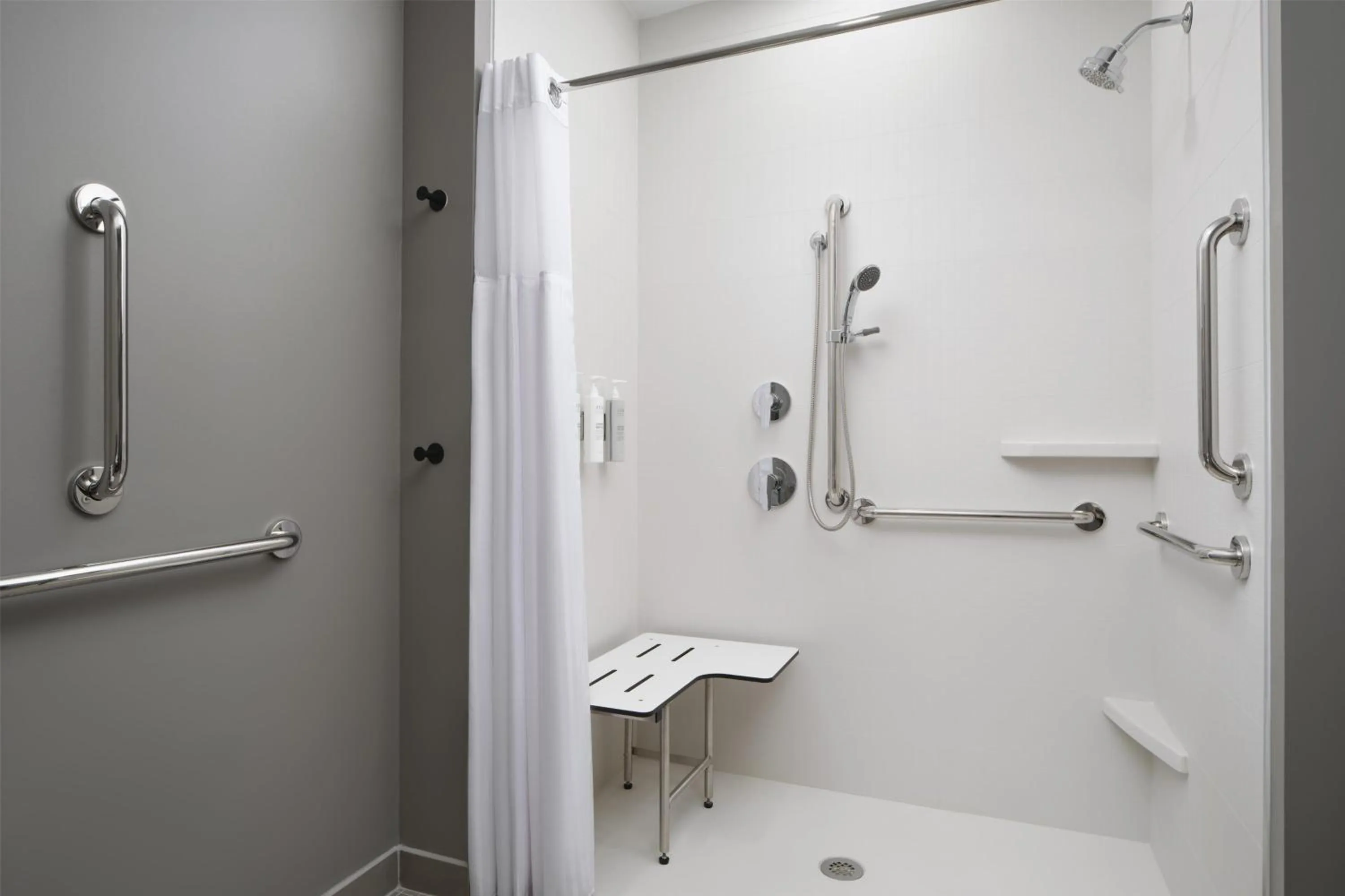 Bathroom in LivSmart Studios By Hilton Tullahoma