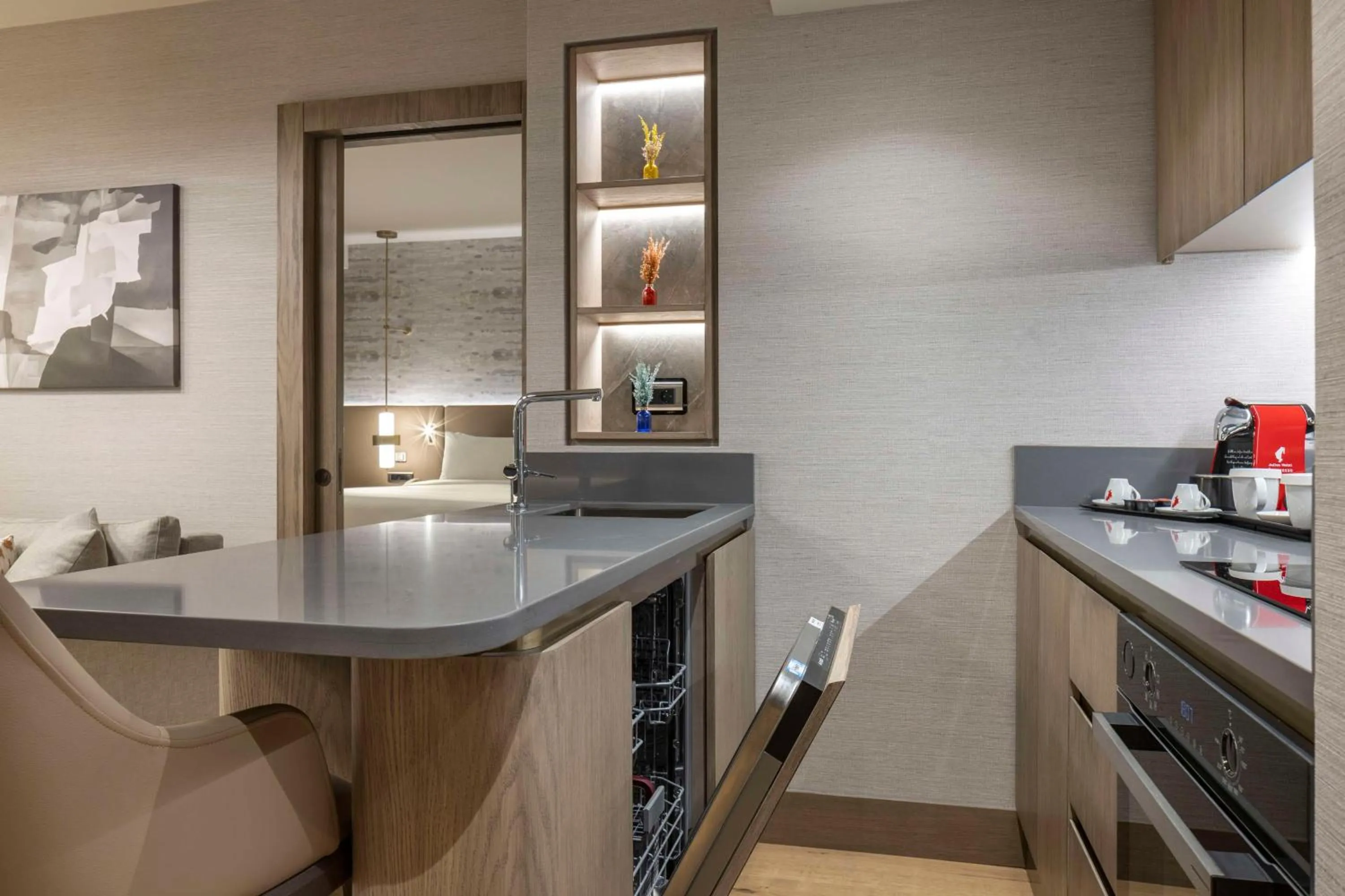 Kitchen or kitchenette in Ankara HiltonSA