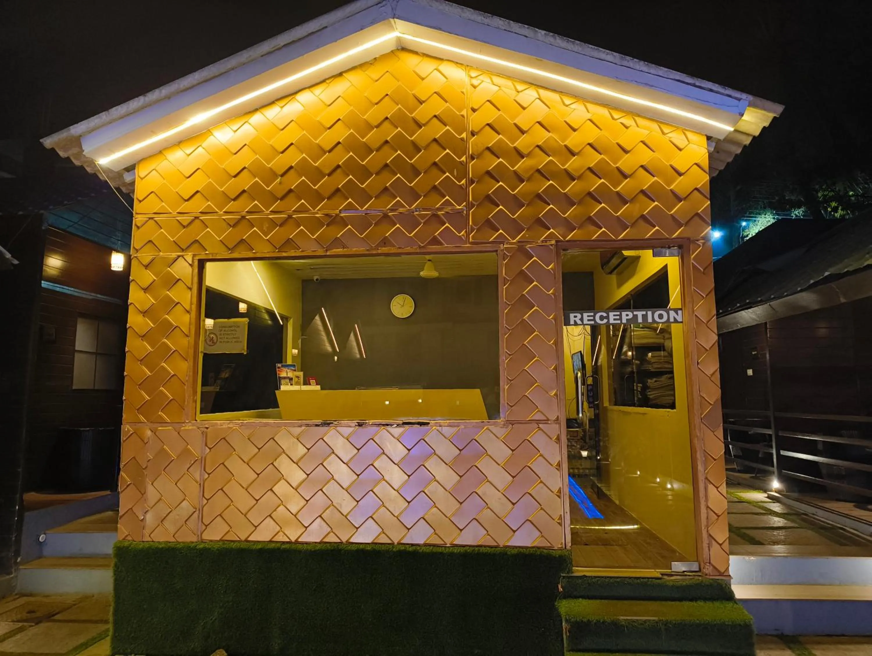 Lobby or reception in Wood house beach resort calangute