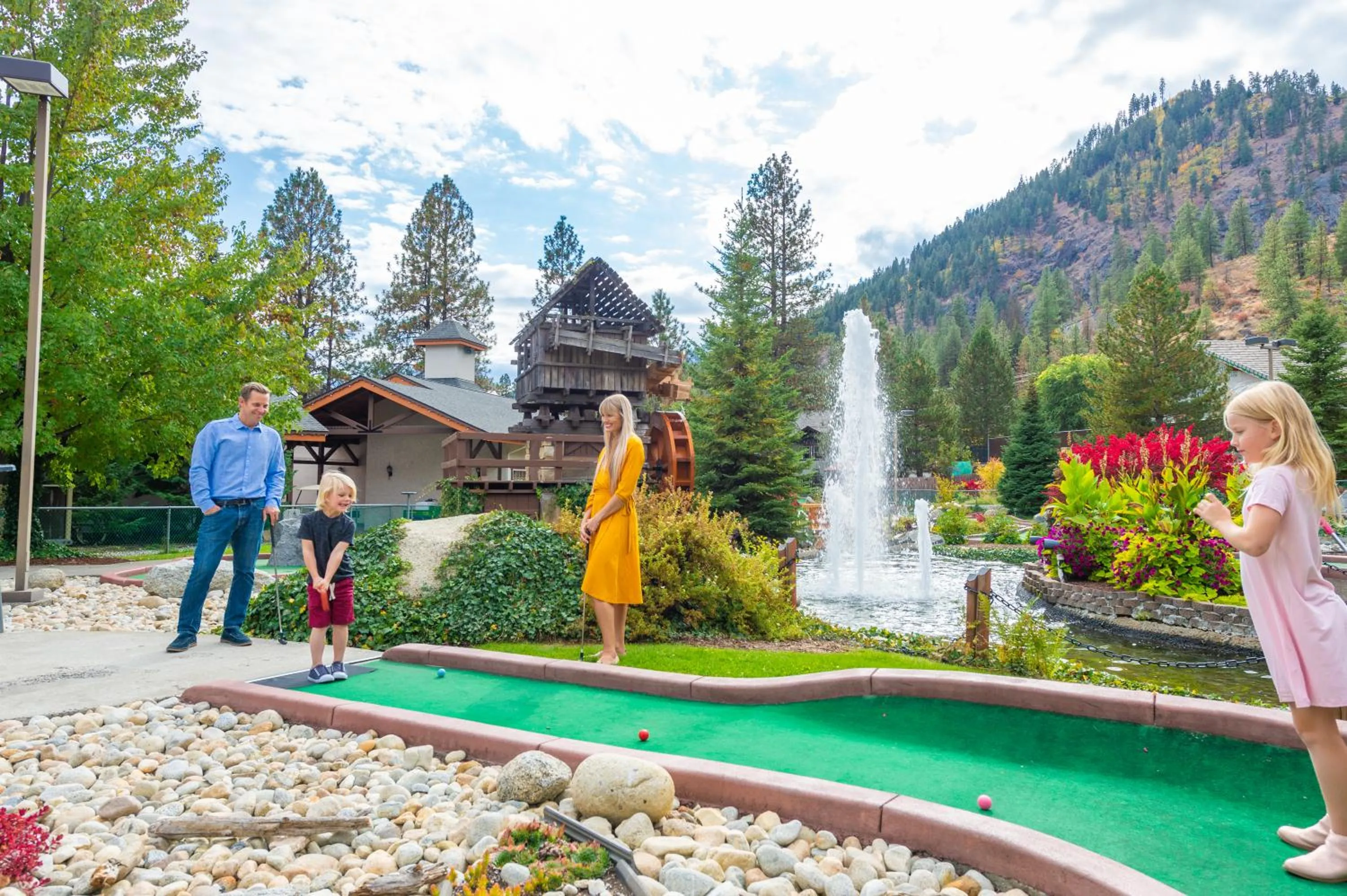 Minigolf in Icicle Village Resort