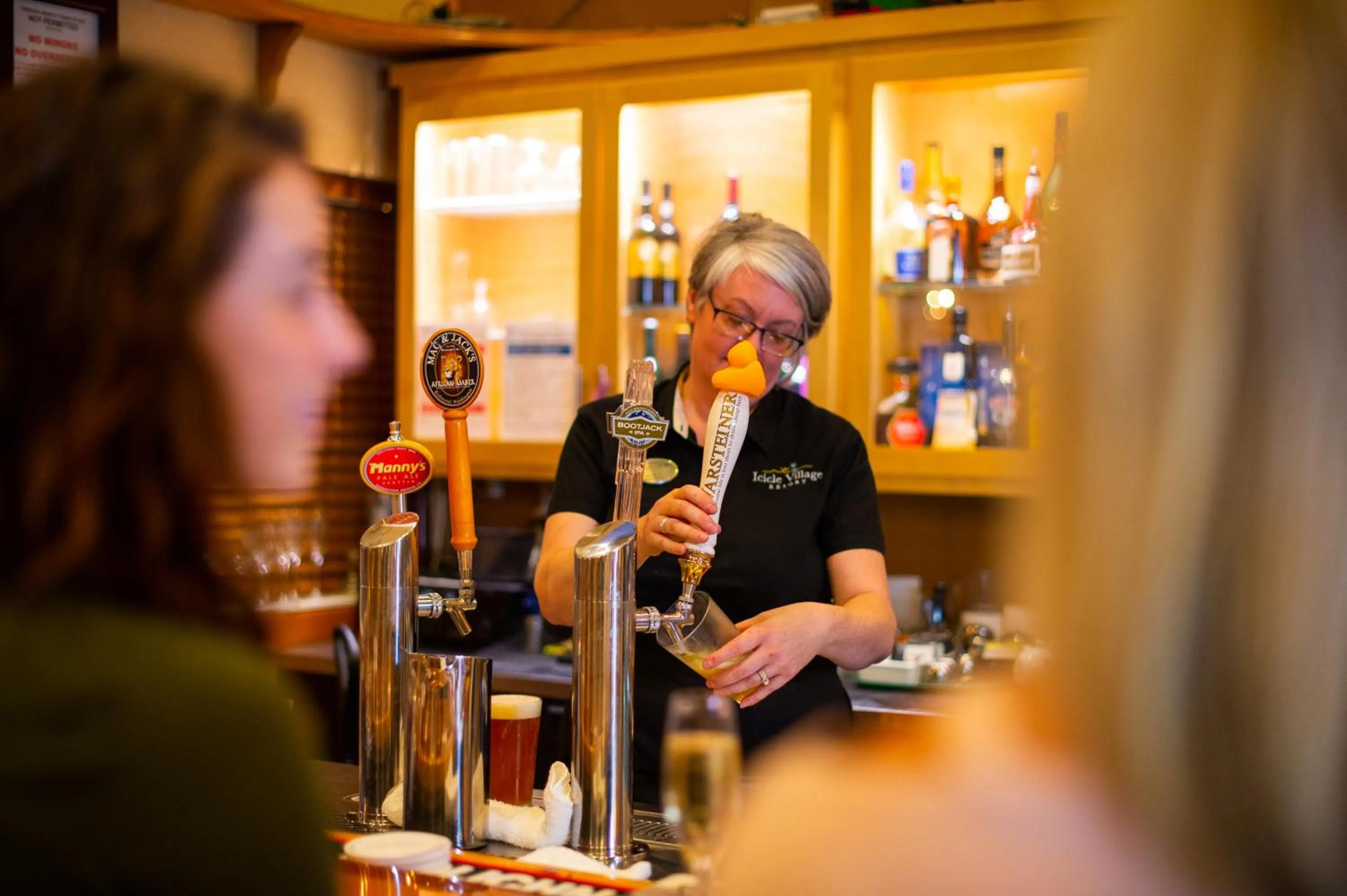 Staff in Icicle Village Resort